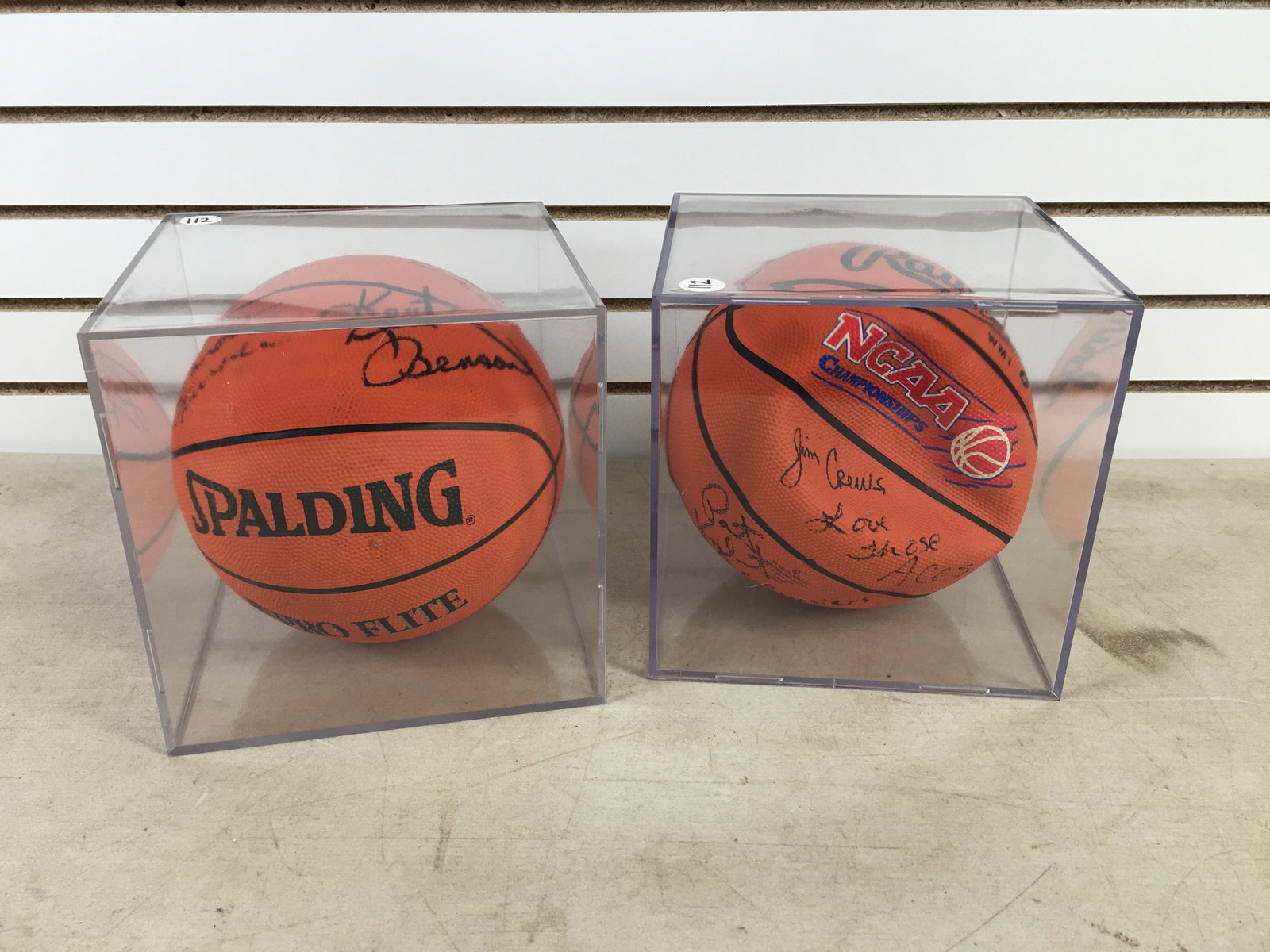 (2) Autographed Basketballs, Indiana University Alumni (1 of 6)