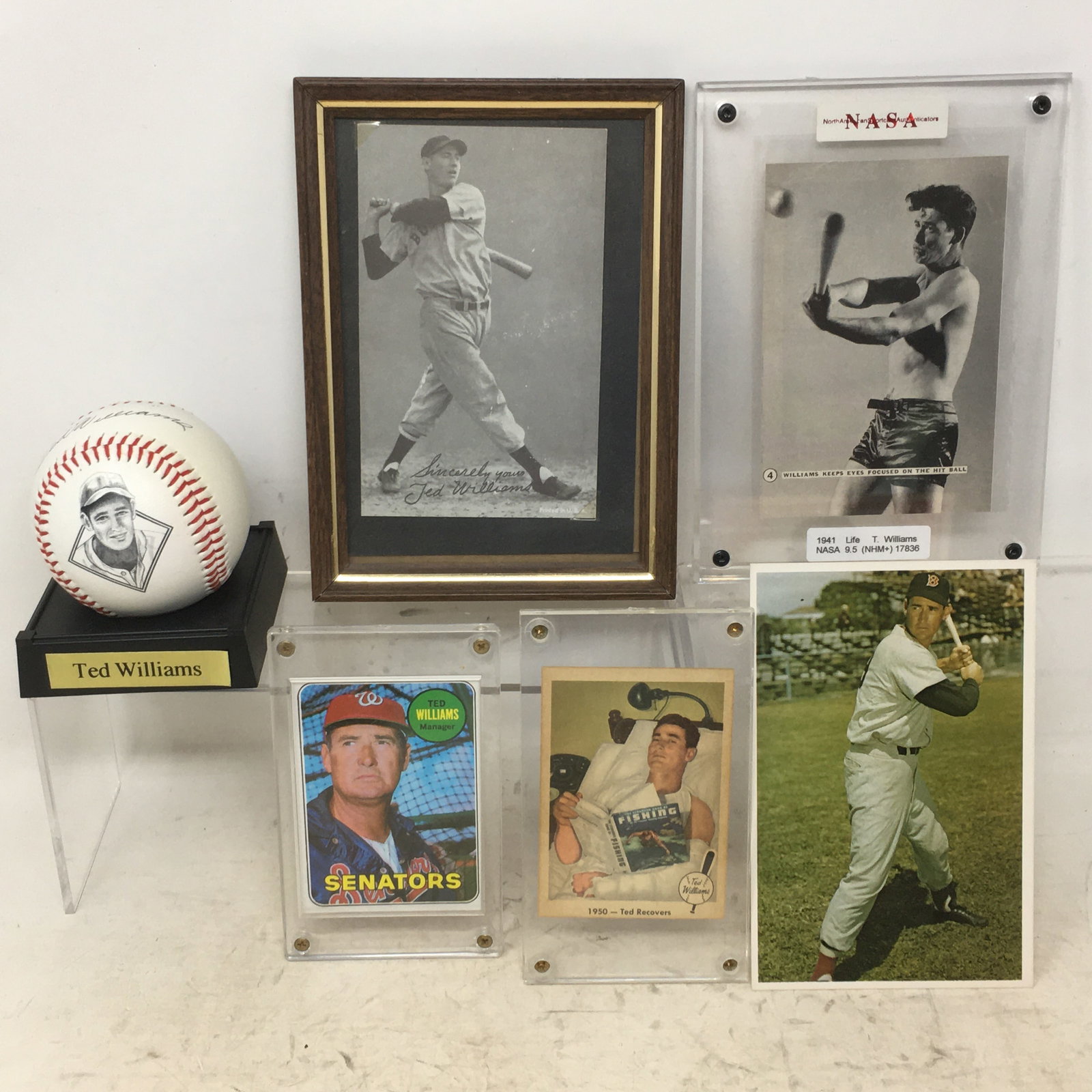 Group of Ted Williams Cards, Baseball (1 of 7)