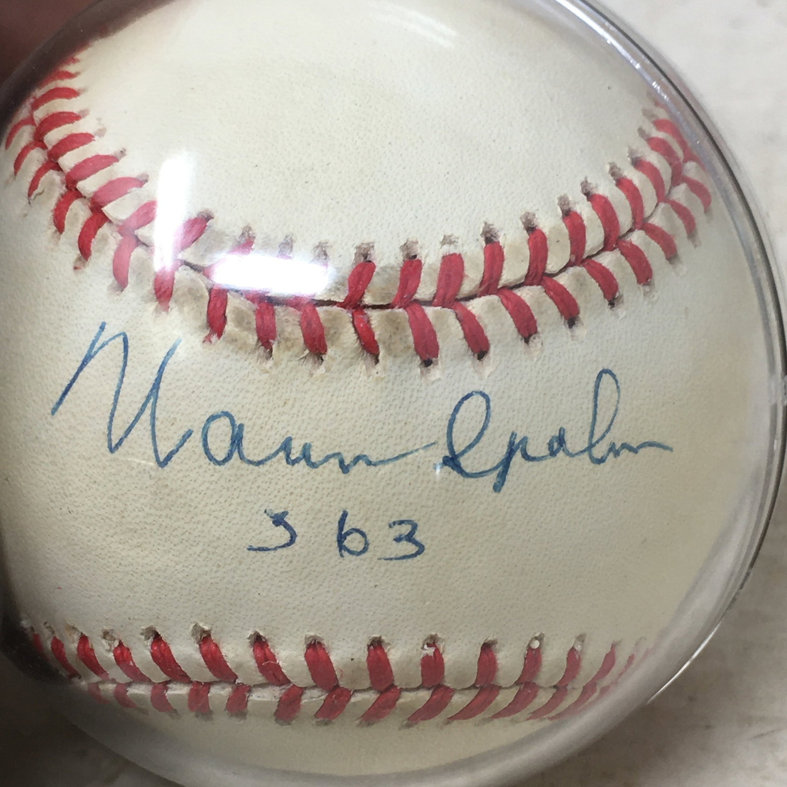 (3) Autographed Baseballs - 4