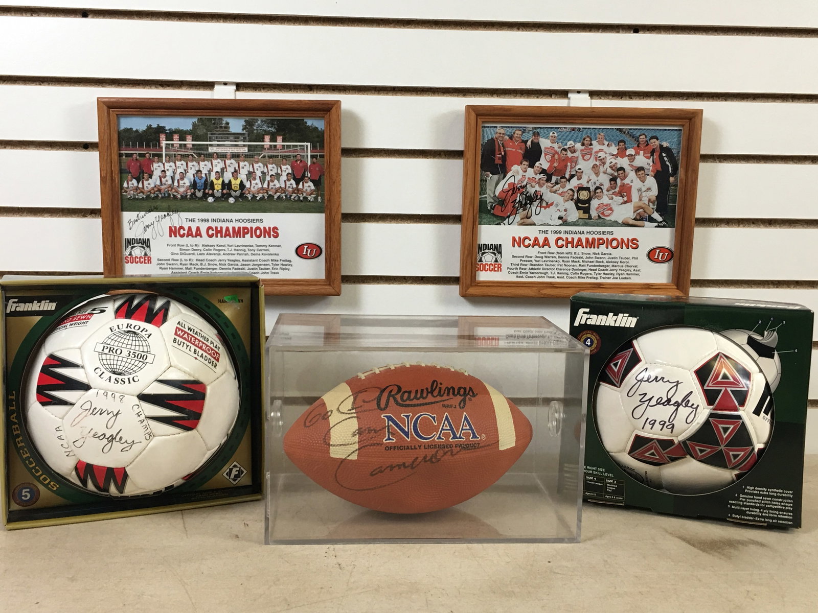 Autographed Balls & Photos, 1998 & 1999 Indiana Hoosiers Soccer NCAA Champs (1 of 4)