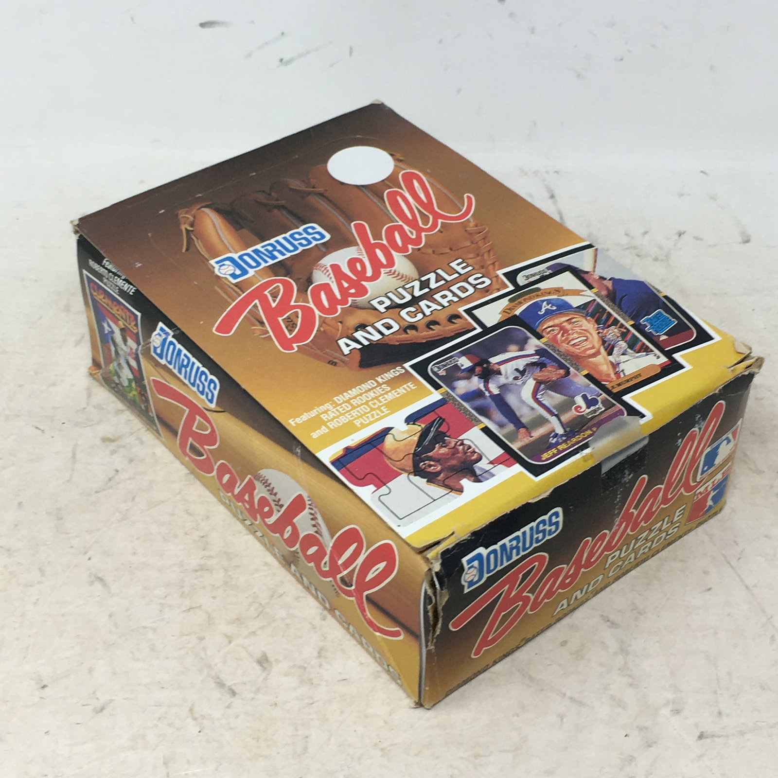 1987 Donruss Baseball Puzzle & Cards, Full Box, 36 Wax Packs: 1987 Donruss Baseball Puzzle & Cards, Full Box, 36 Sealed Wax Packs