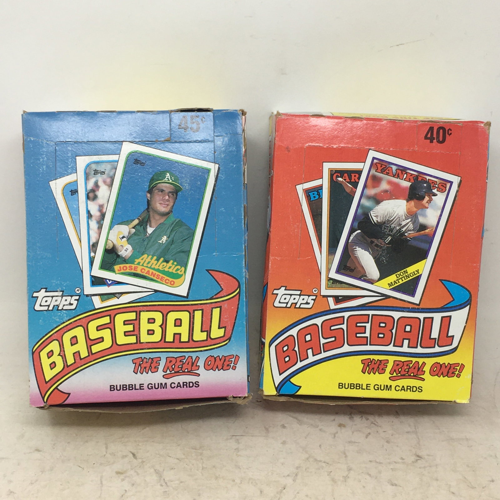 1988 & 1989 Topps Baseball Bubble Gum Cards, Full Boxes, Wax Packs (1 of 2)