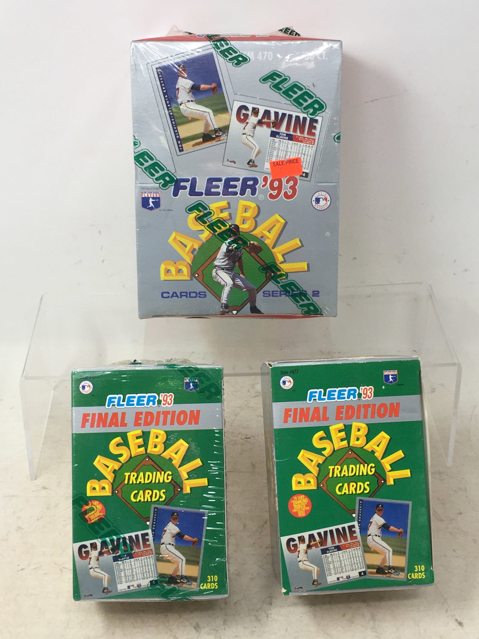 1993 Fleer Baseball Cards, Sealed Box; (2) Final Edition Boxes (1 of 2)