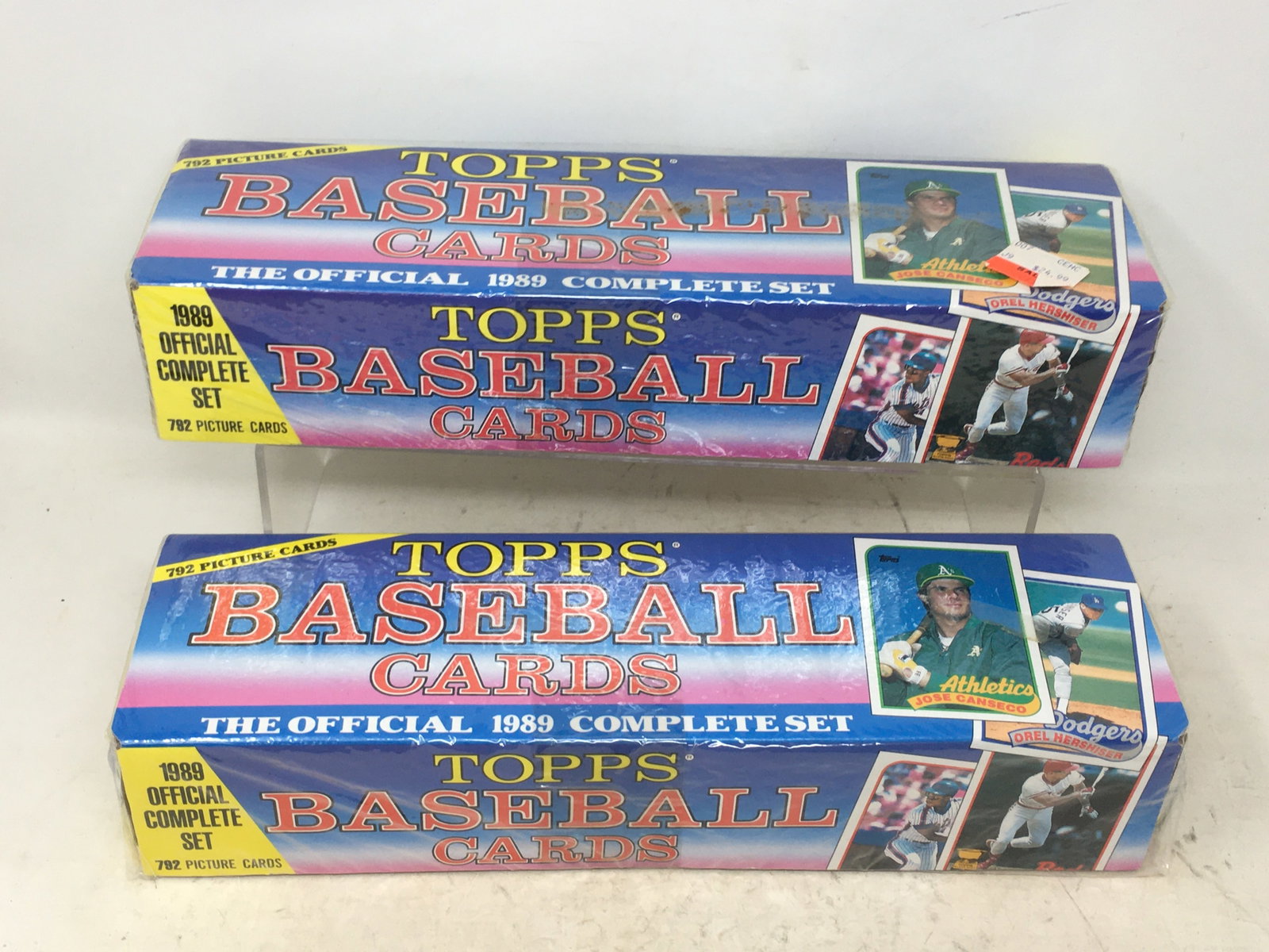 (2) 1989 Topps Complete Set Baseball Cards, Sealed Boxes (1 of 1)