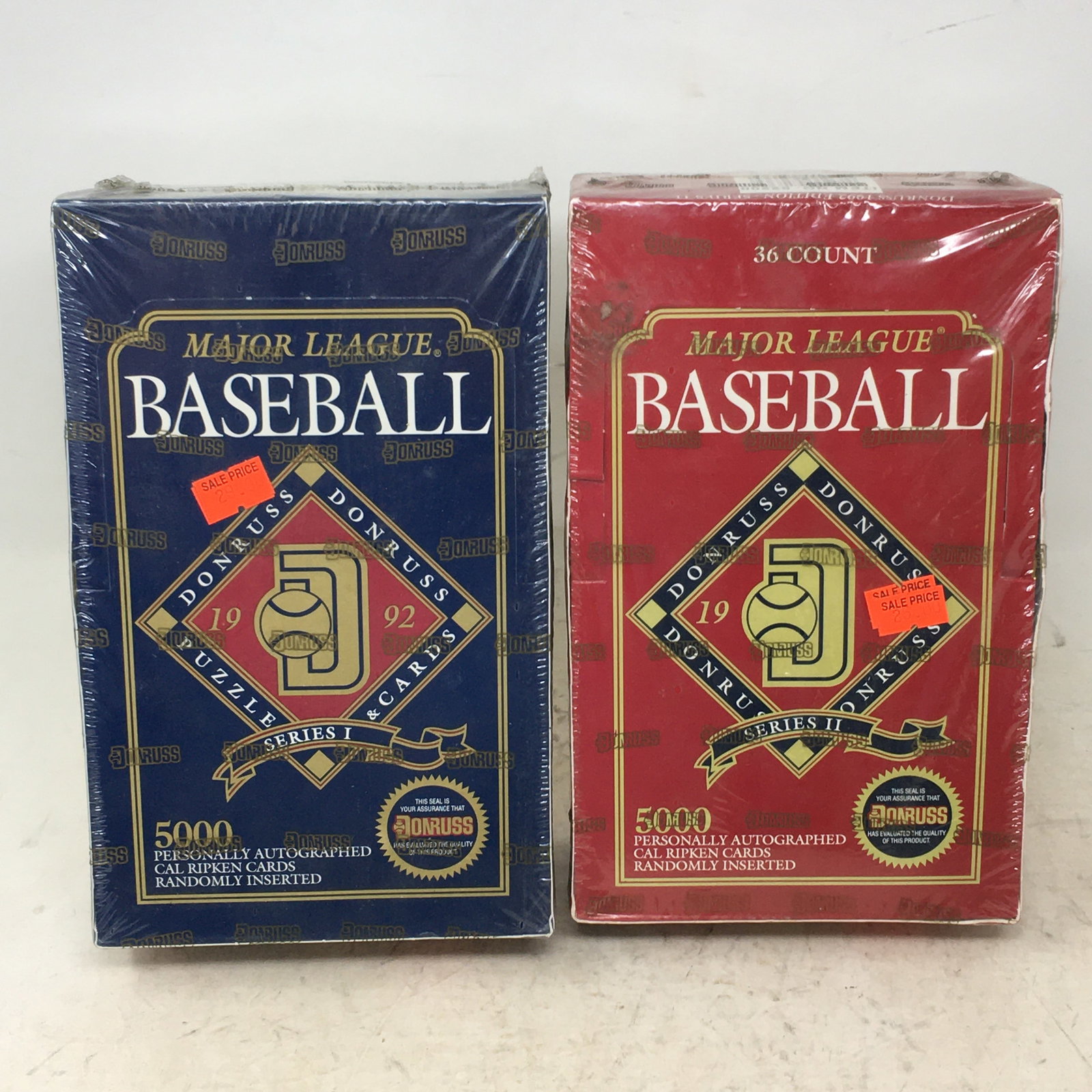 1992 Donruss Baseball Cards, Series I & II, Sealed Boxes (1 of 1)