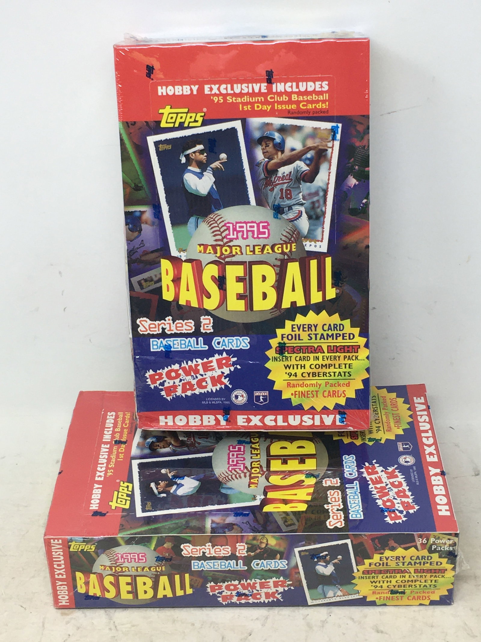 (2) 1995 Topps Series 2 Baseball Cards, Hobby Exclusive, Sealed Boxes (1 of 1)