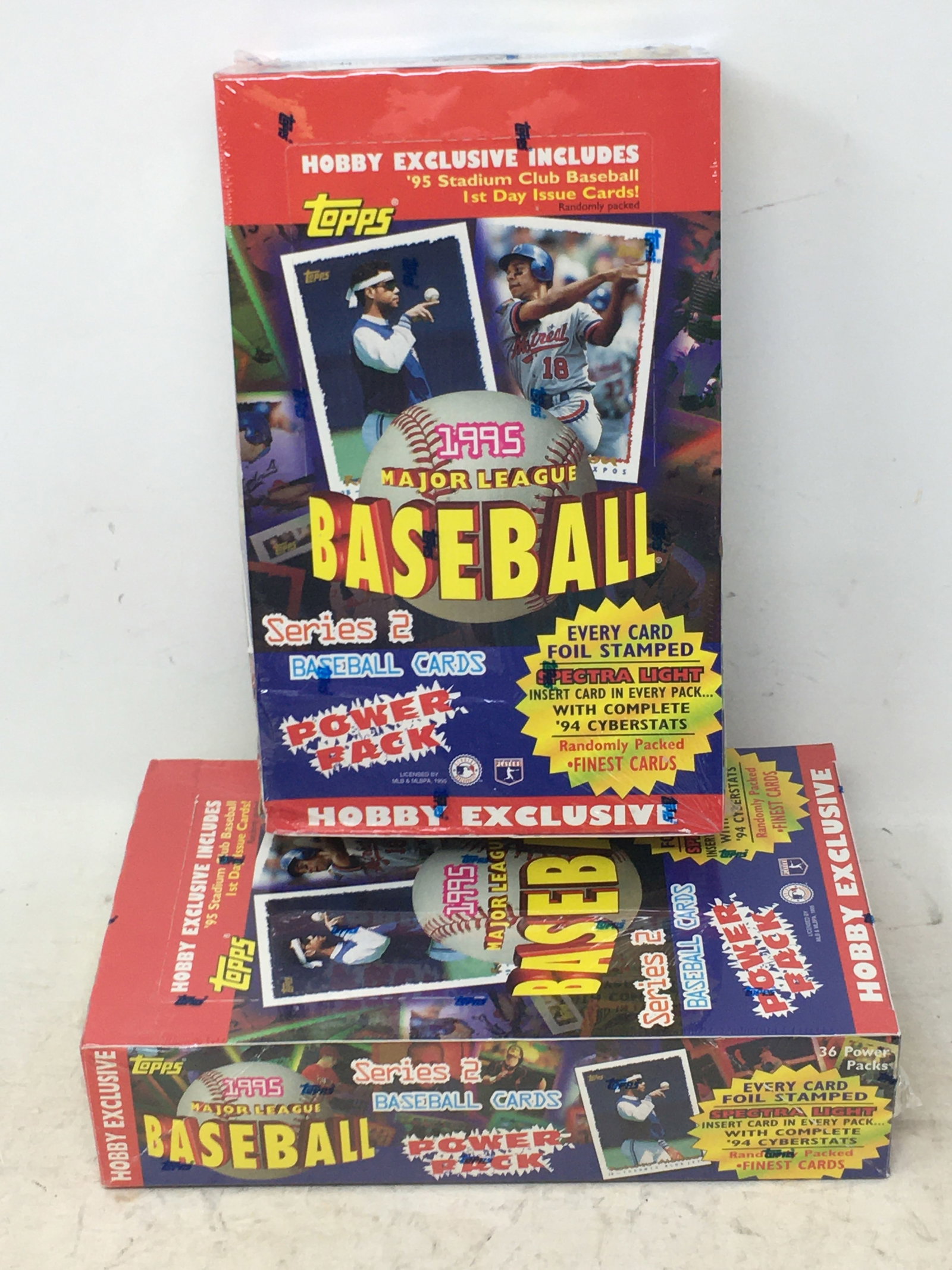 (2) 1995 Topps Series 2 Baseball Cards, Hobby Exclusive, Sealed Boxes (1 of 1)