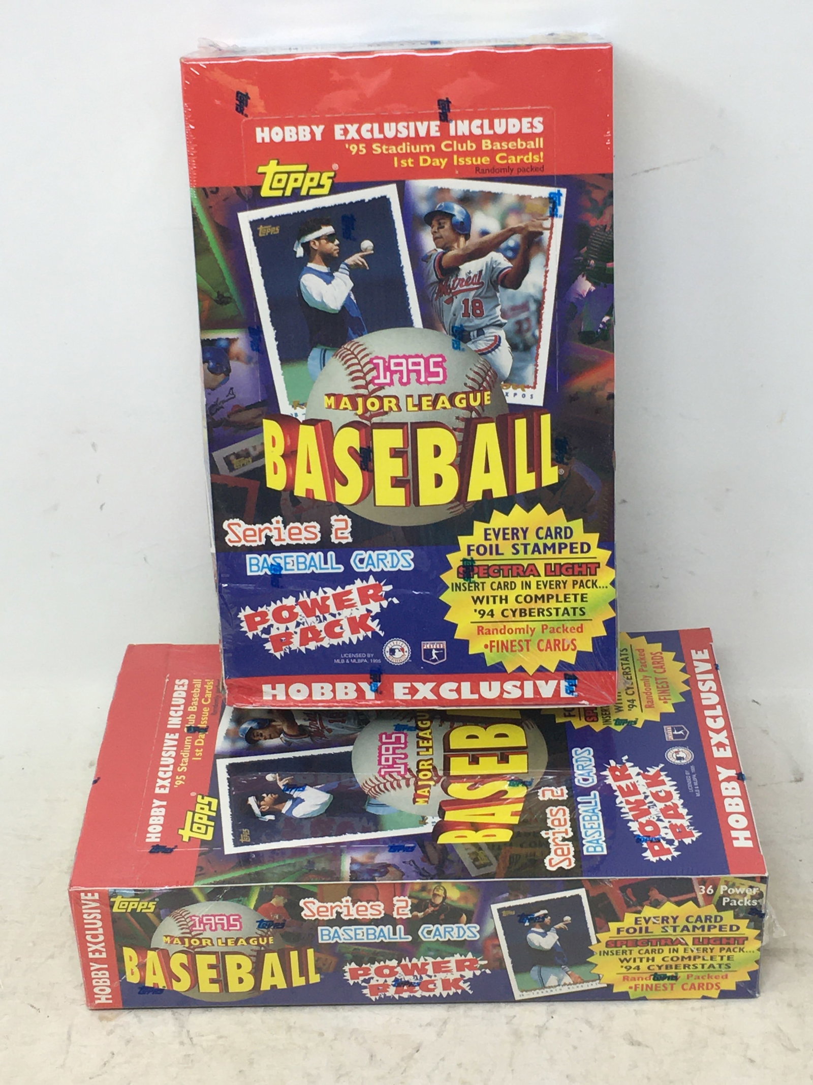 (2) 1995 Topps Series 2 Baseball Cards, Hobby Exclusive, Sealed Boxes (1 of 1)