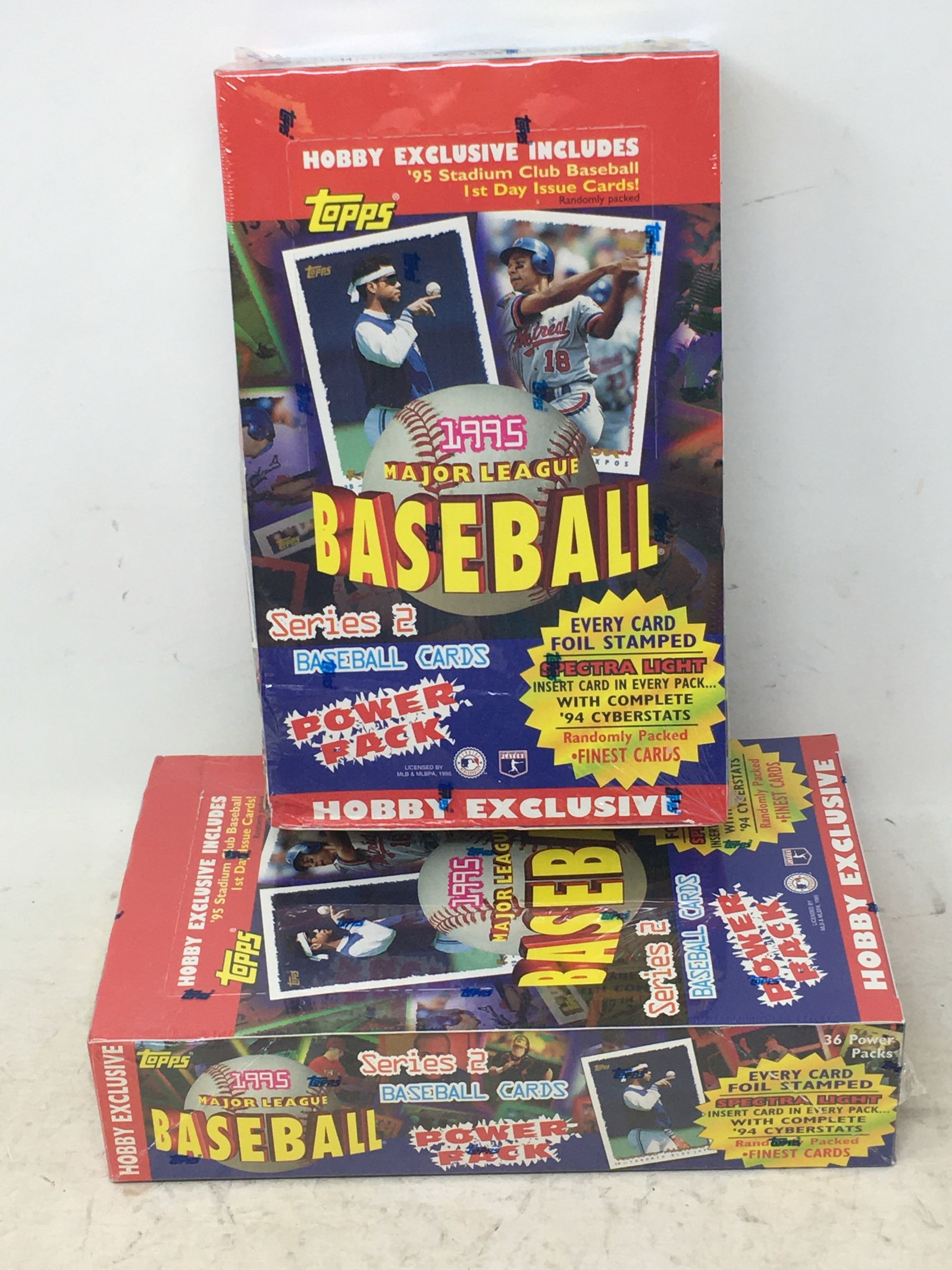 (2) 1995 Topps Series 2 Baseball Cards, Hobby Exclusive, Sealed Boxes (1 of 1)