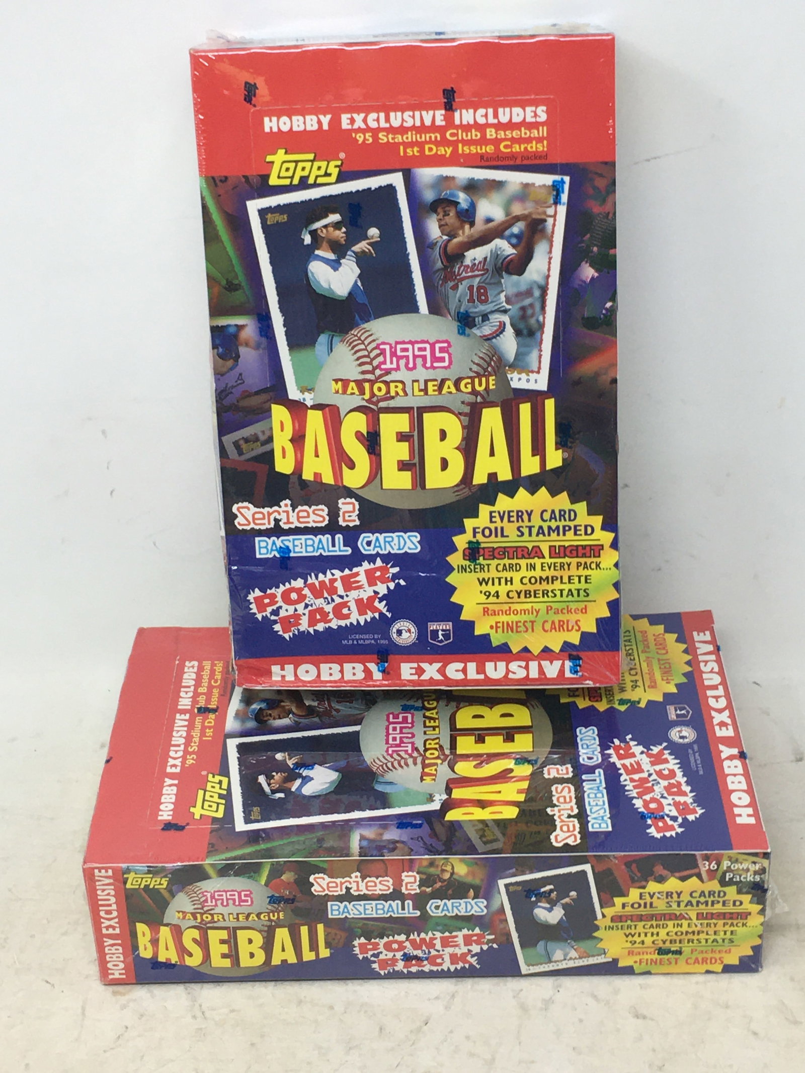 (2) 1995 Topps Series 2 Baseball Cards, Hobby Exclusive, Sealed Boxes (1 of 1)