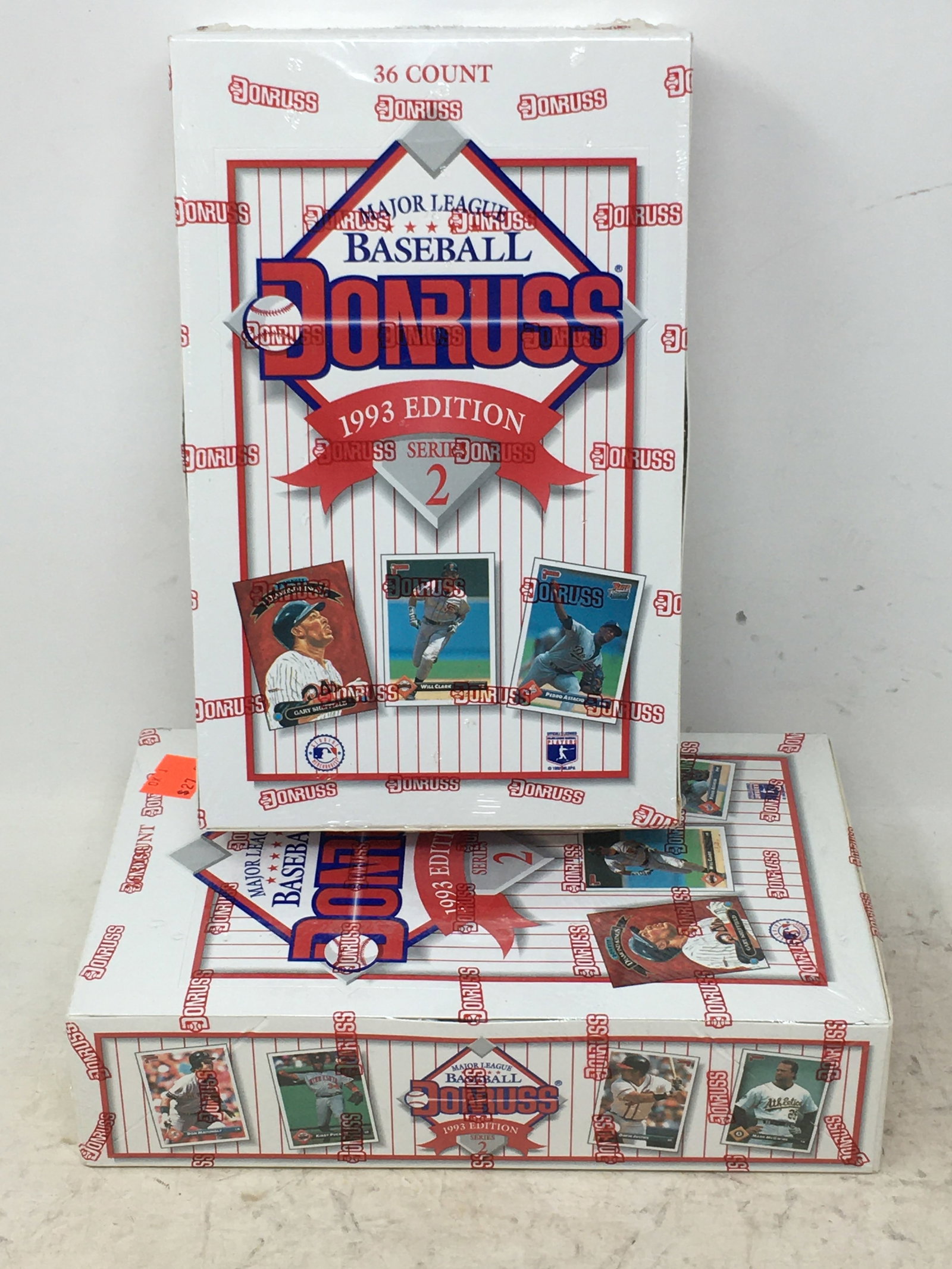 (2) 1993 Donruss Series 2 Baseball Cards, Sealed Boxes (1 of 1)