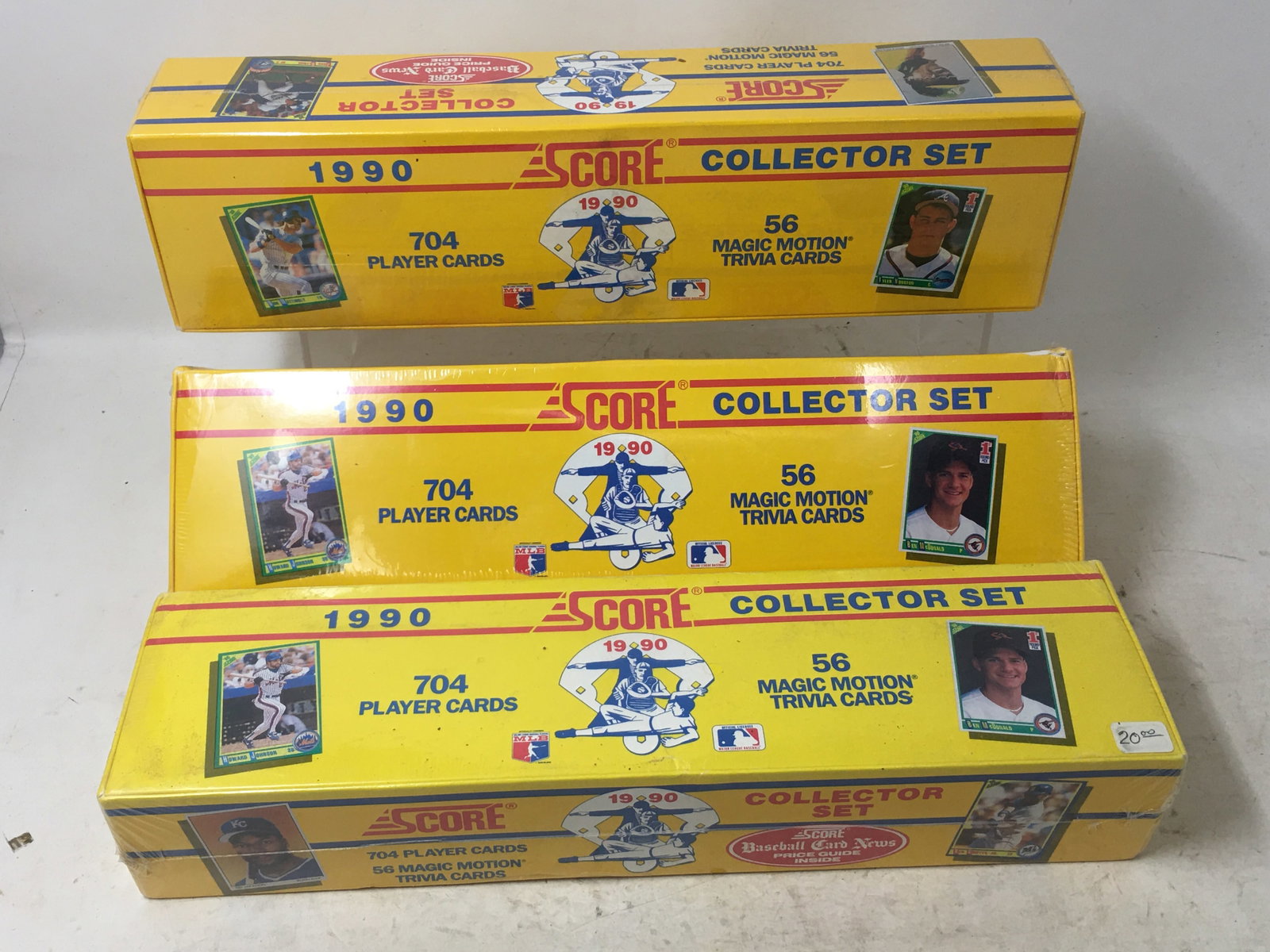 (3) 1990 Score Collector Set, Sealed Boxes (1 of 1)