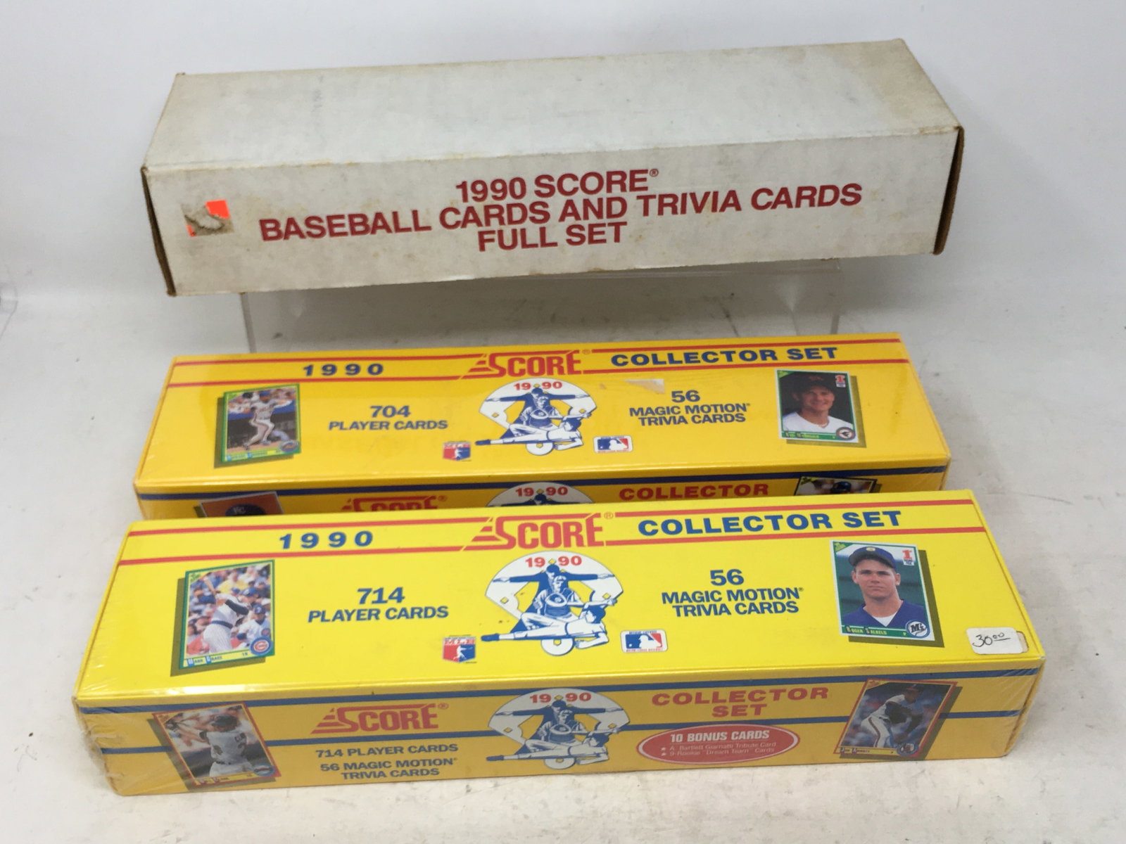 (3) 1990 Score Collector Set, Sealed Boxes (1 of 2)