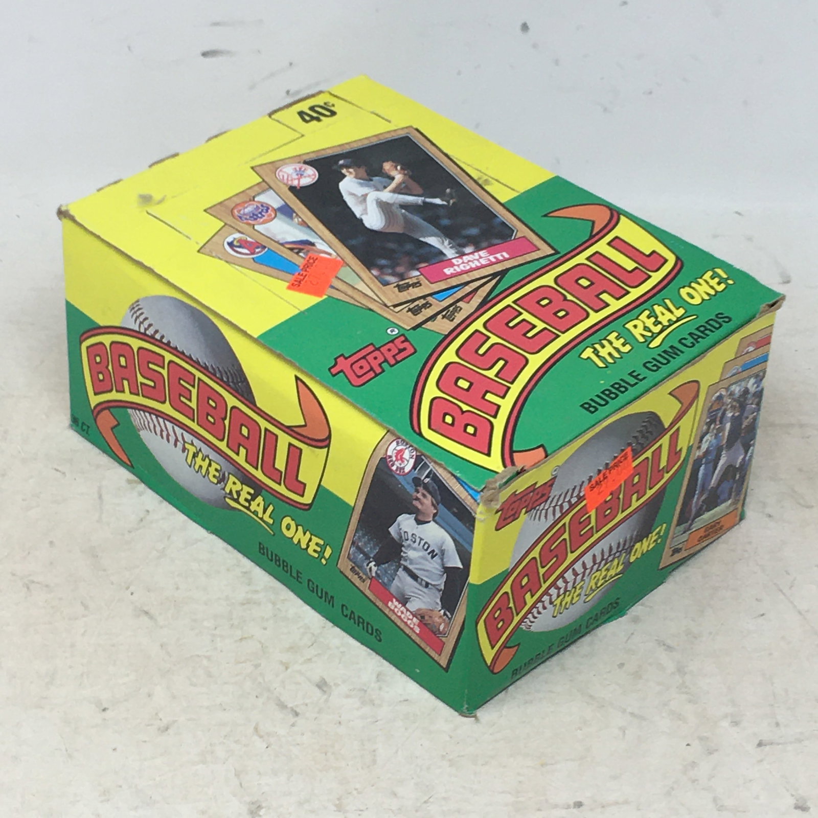 1987 Topps Baseball Bubble Gum Cards, Full Box, Wax Packs (1 of 1)