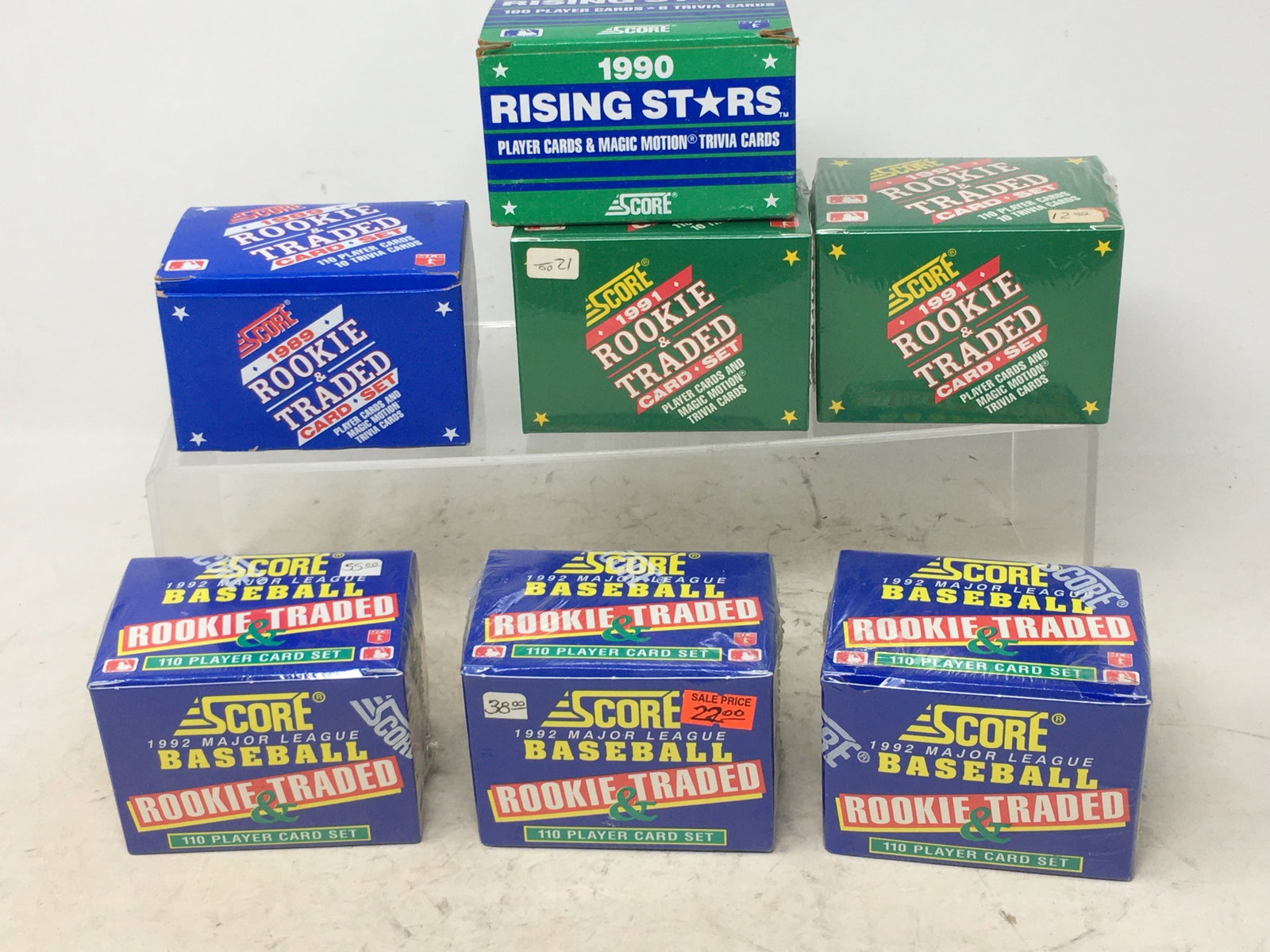 1989, 1991, 1992 Score Rookie & Traded Baseball Card Sets, 1990 Rising Stars (1 of 1)
