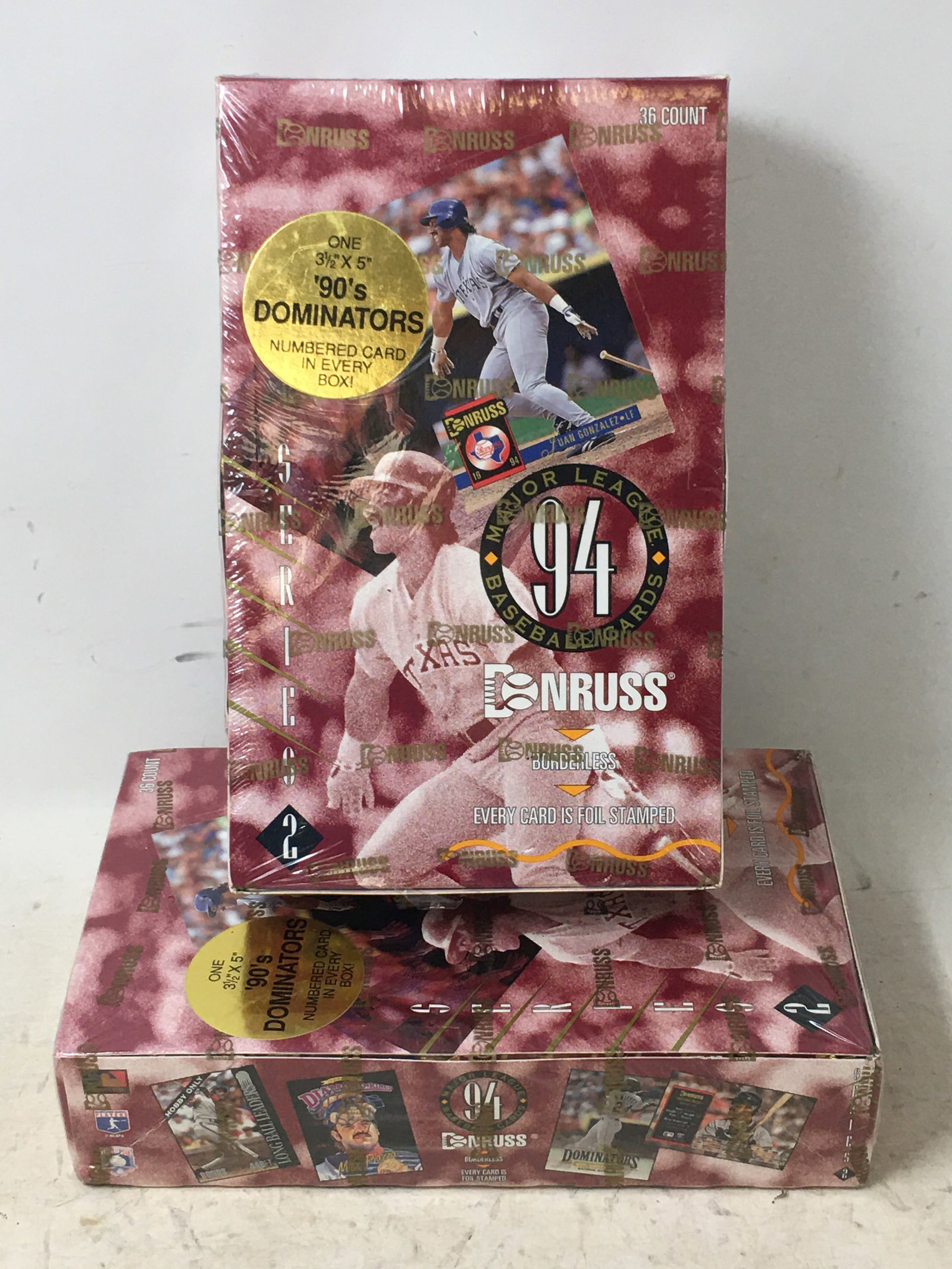 1994 Donruss Baseball Cards, Series 2, (2) Sealed Boxes (1 of 1)