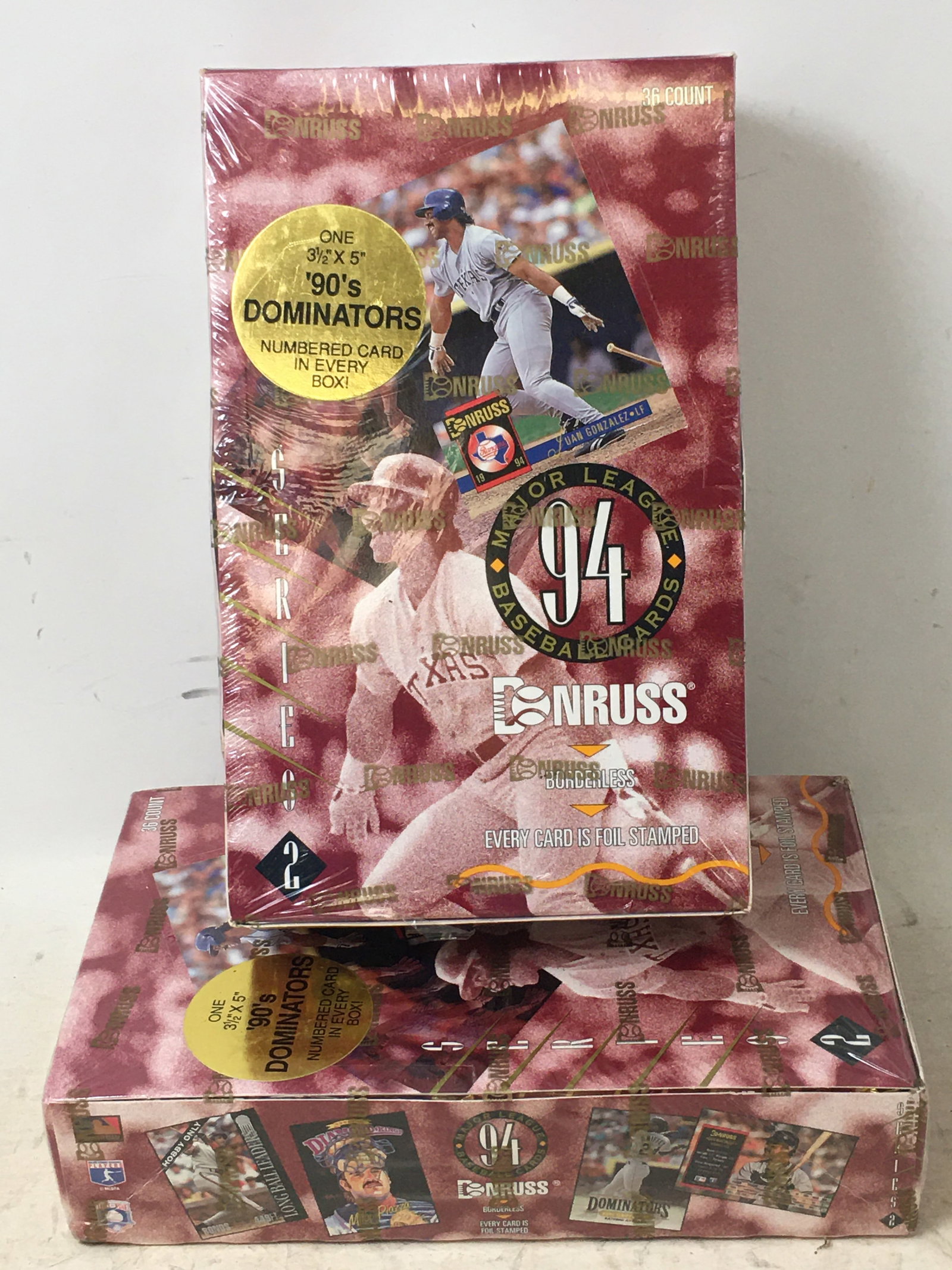 1994 Donruss Baseball Cards, Series 2, (2) Sealed Boxes (1 of 1)