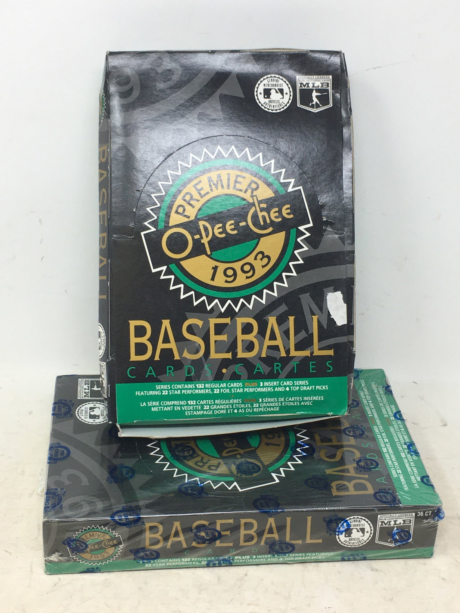 1993 O-Pee-Chee Premier Baseball Cards, (2) Boxes (1 of 2)