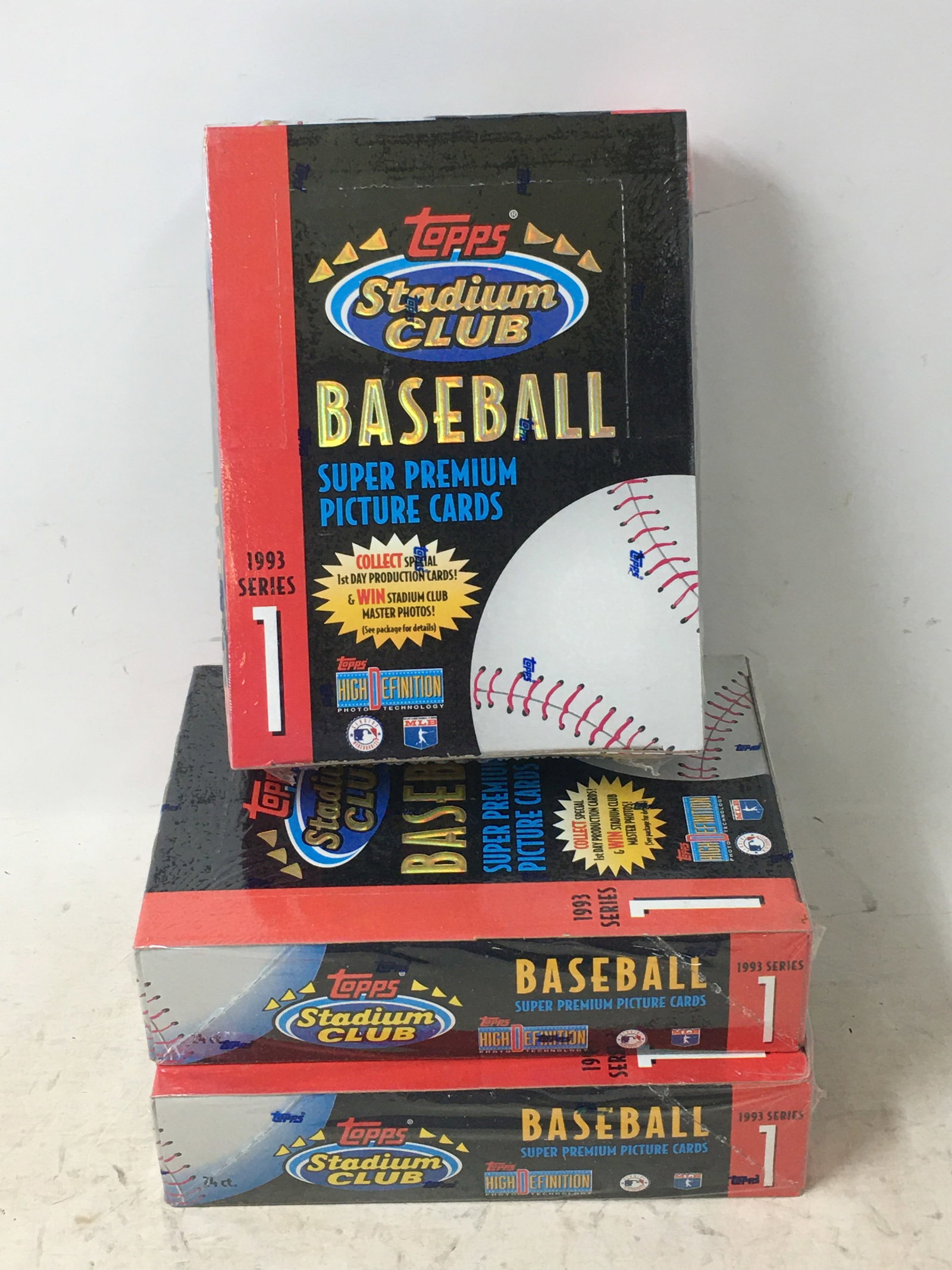 1993 Topps Stadium Club Series 1, (3) Sealed Boxes (1 of 1)