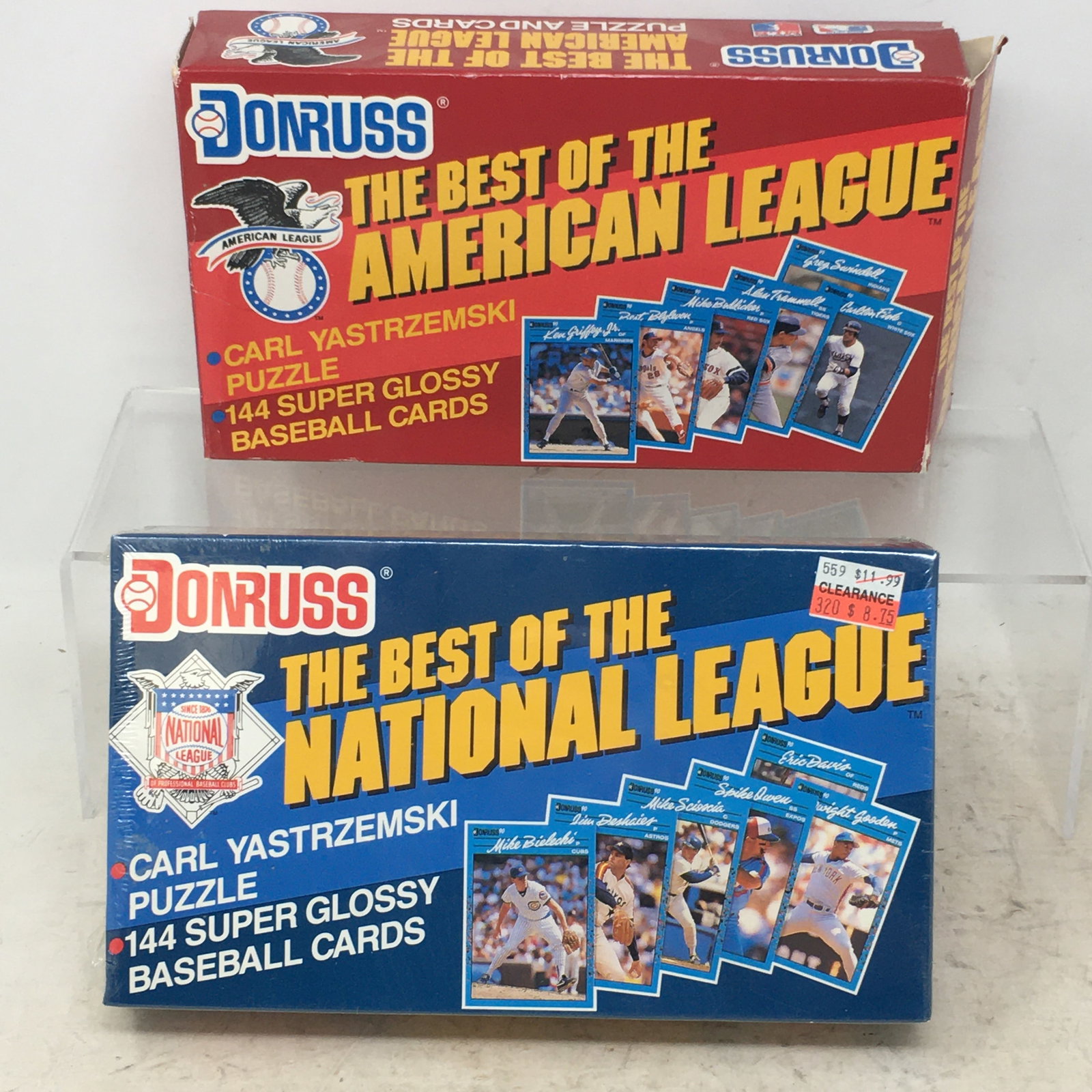1990 Donruss Best of the National/American League Baseball Cards, Sealed (1 of 2)