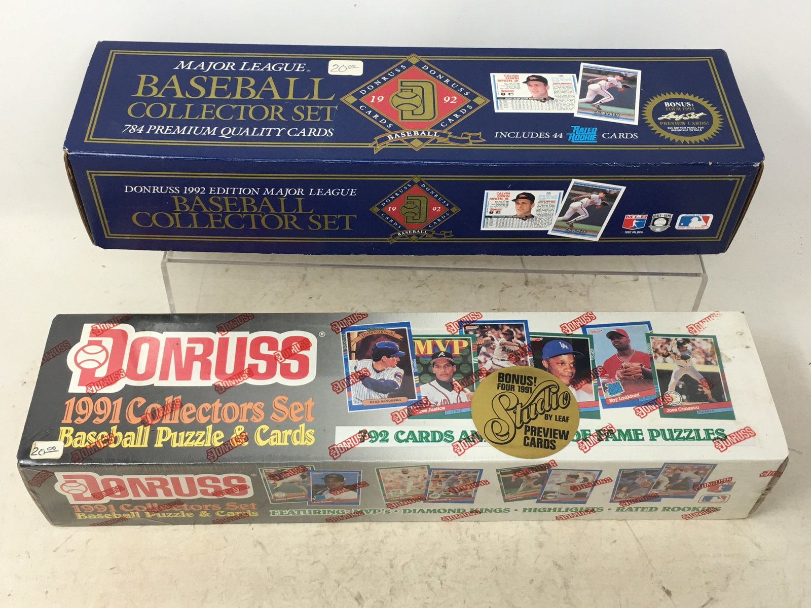 1991 & 1992 Donruss Baseball Collector Sets, Sealed (1 of 1)