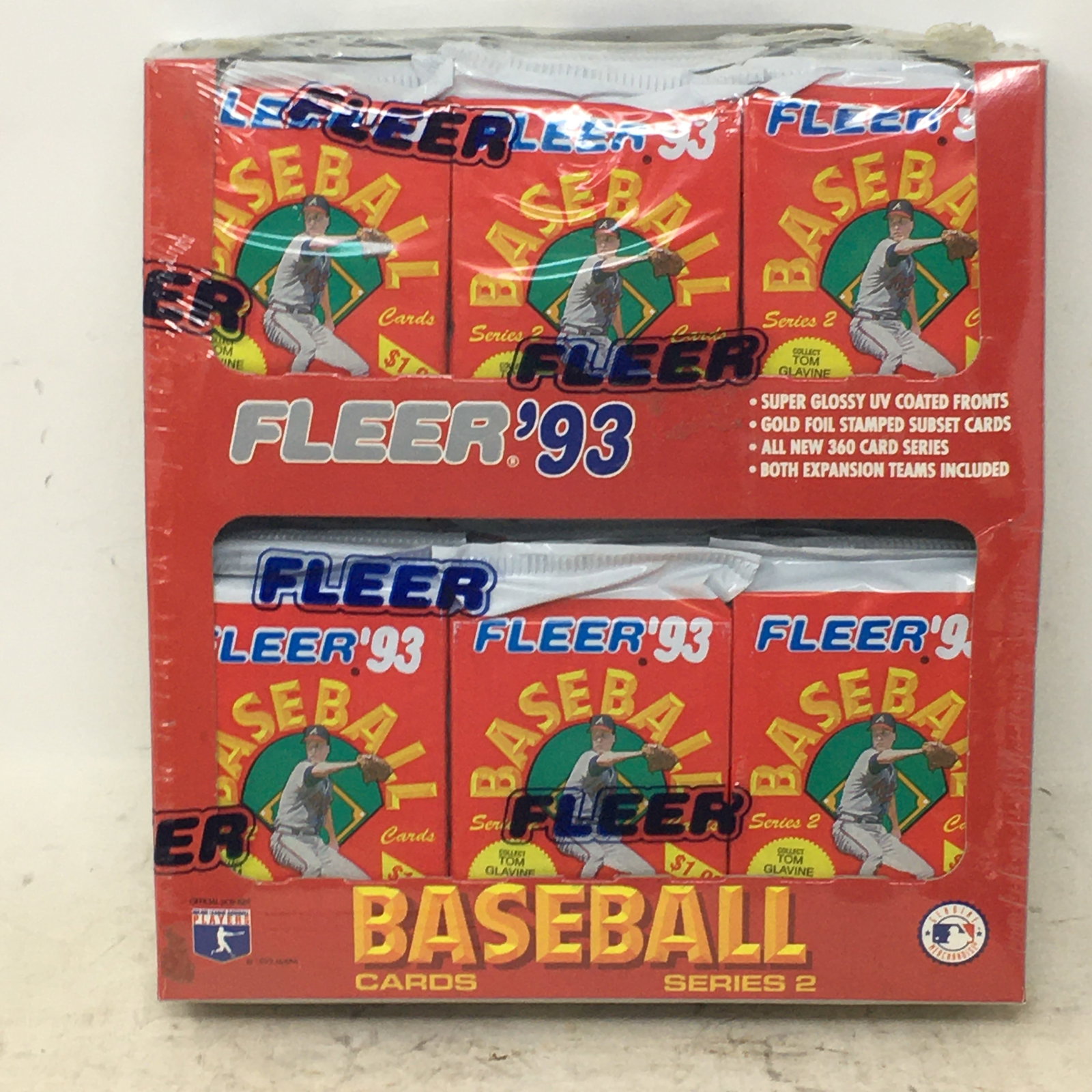 1993 Fleer Baseball Cards, Series 2, Jumbo Box, Sealed: 1993 Fleer Baseball Cards, Series 2, Jumbo Box, Sealed, 24 Packs
