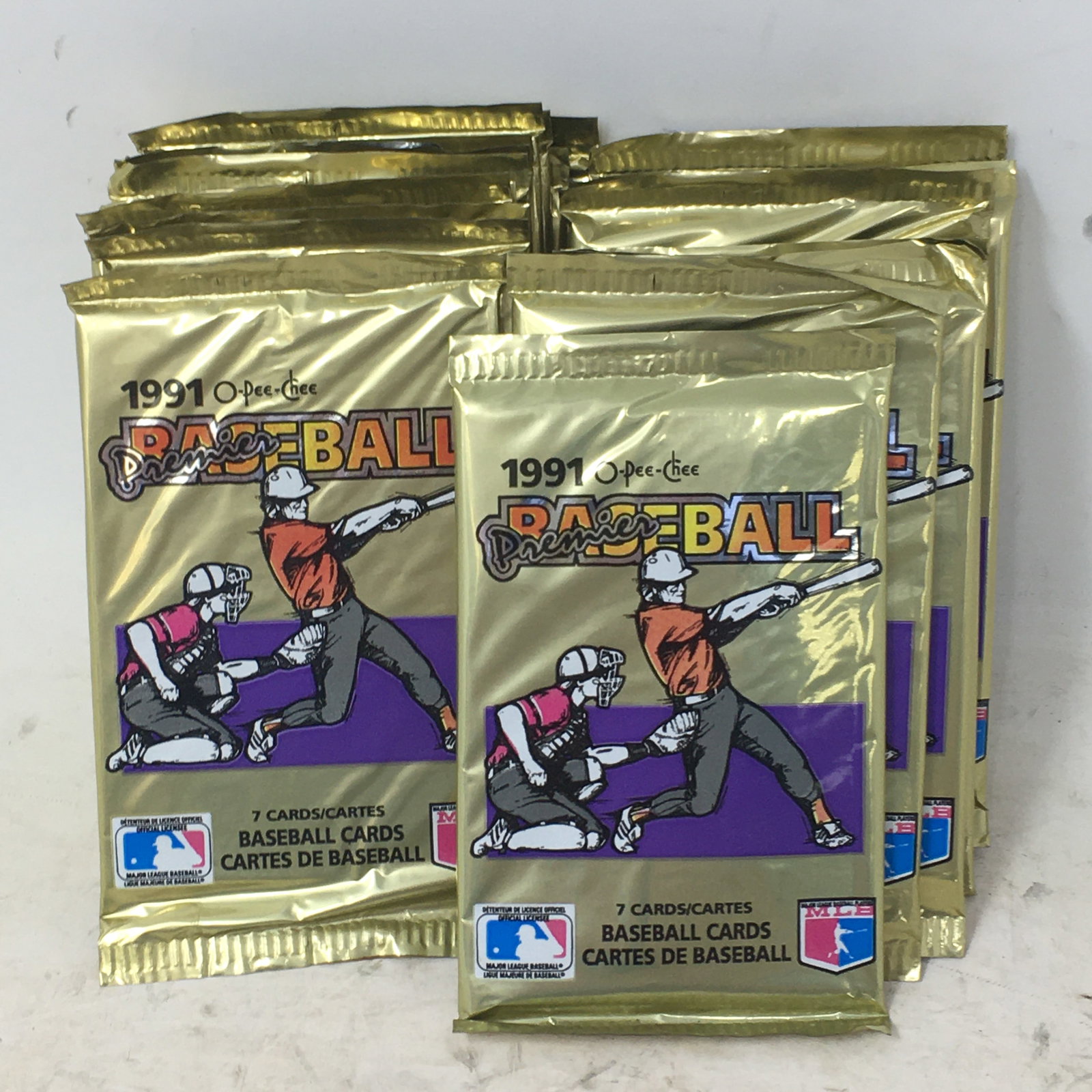 (24) 1991 O-Pee-Chee Premier Baseball Card Packs (1 of 1)