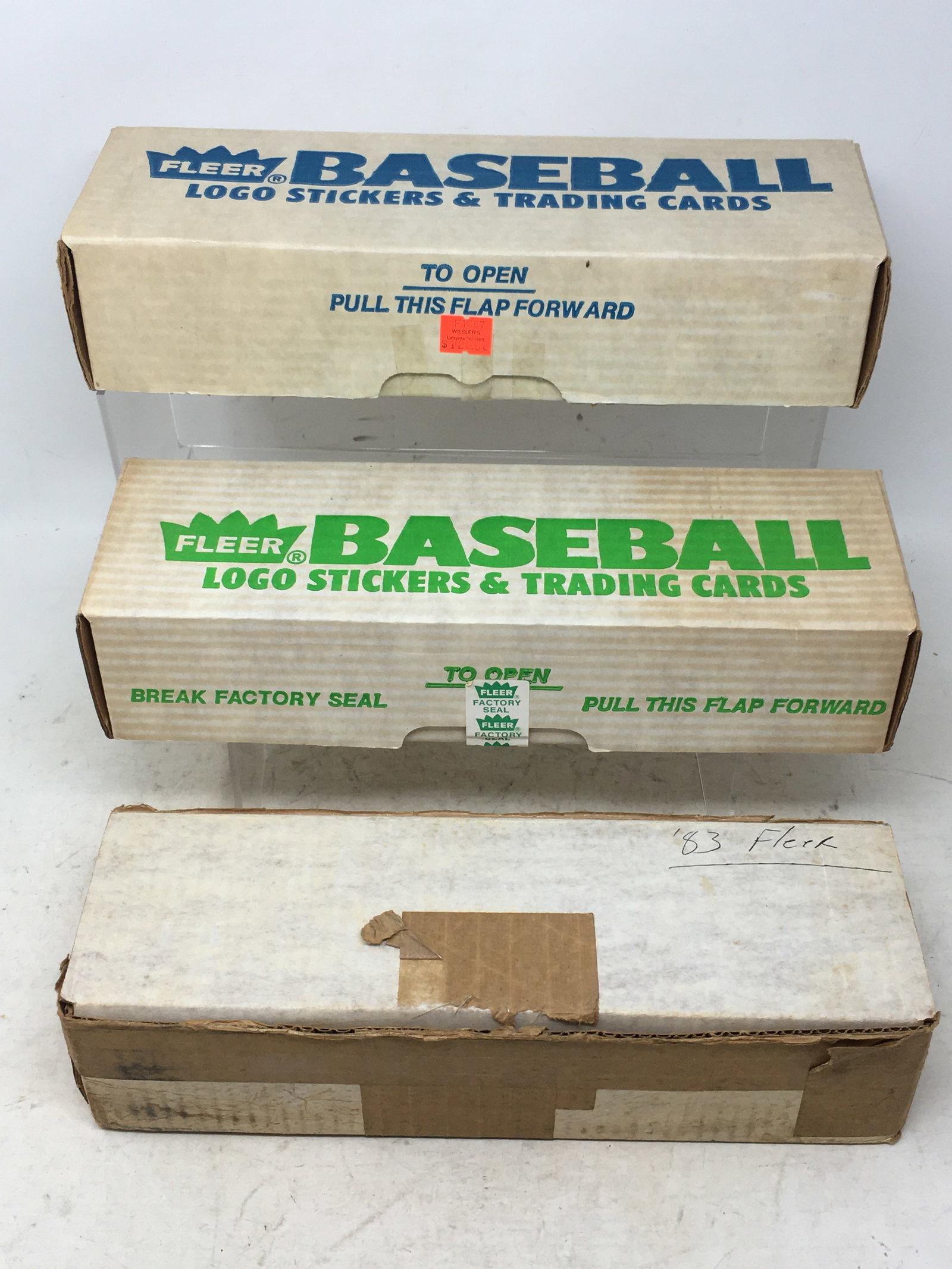 1983, 1987, 1988 Fleer Baseball Logo Stickers & Trading Cards (1 of 4)