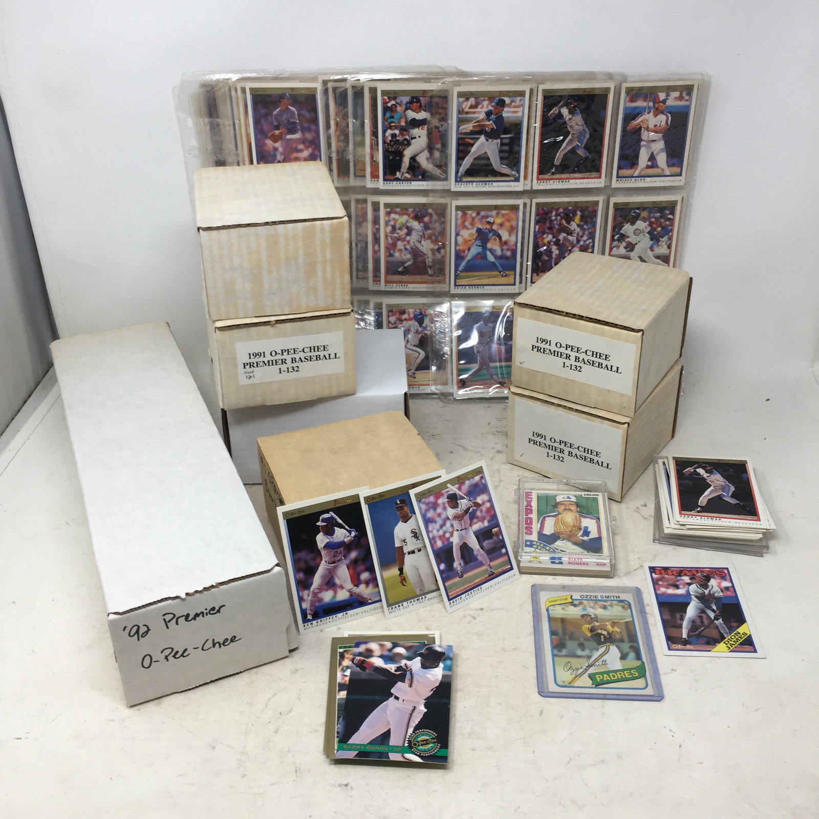 Group of 1991 & 1992 O-Pee-Chee Baseball Cards (1 of 4)