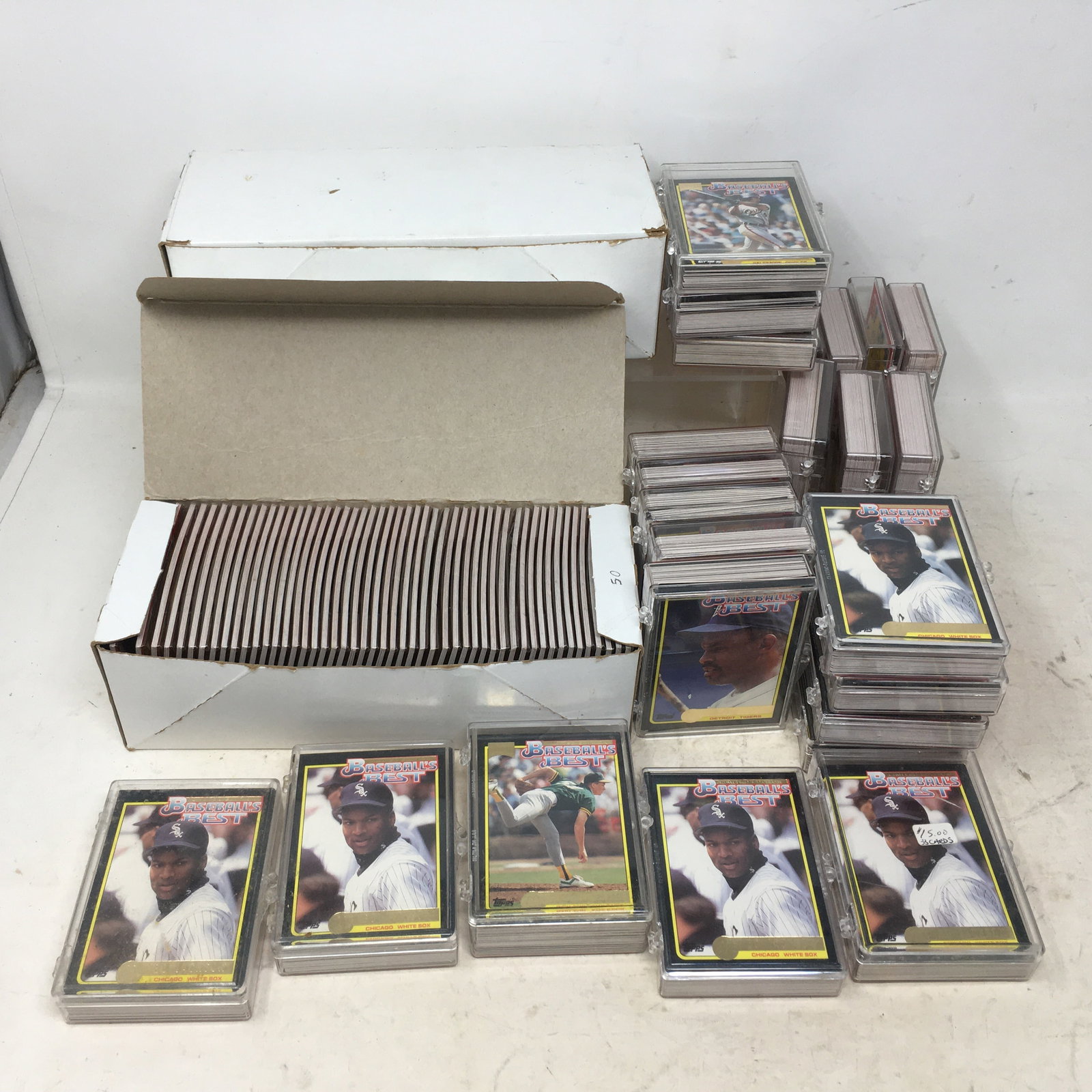 1992 Topps McDonald's Baseball's Best Factory Sealed 54 and 50 pack Boxes: 1992 Topps McDonald's Baseball's Best Factory Sealed 54 and 50 pack Boxes plus Singles