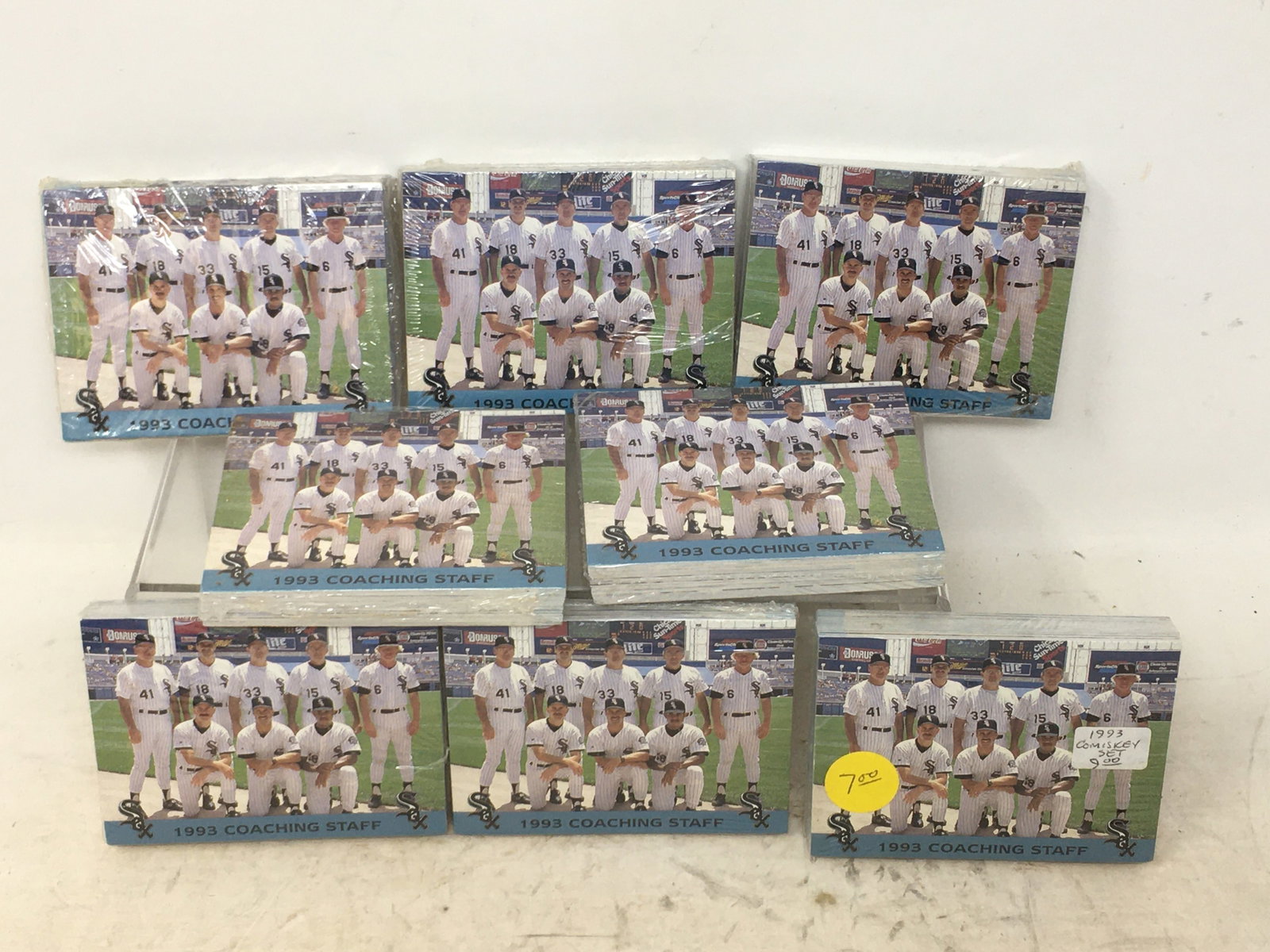 1993 Kodak Chicago White Sox Team Set, (8) Sealed Sets (1 of 2)