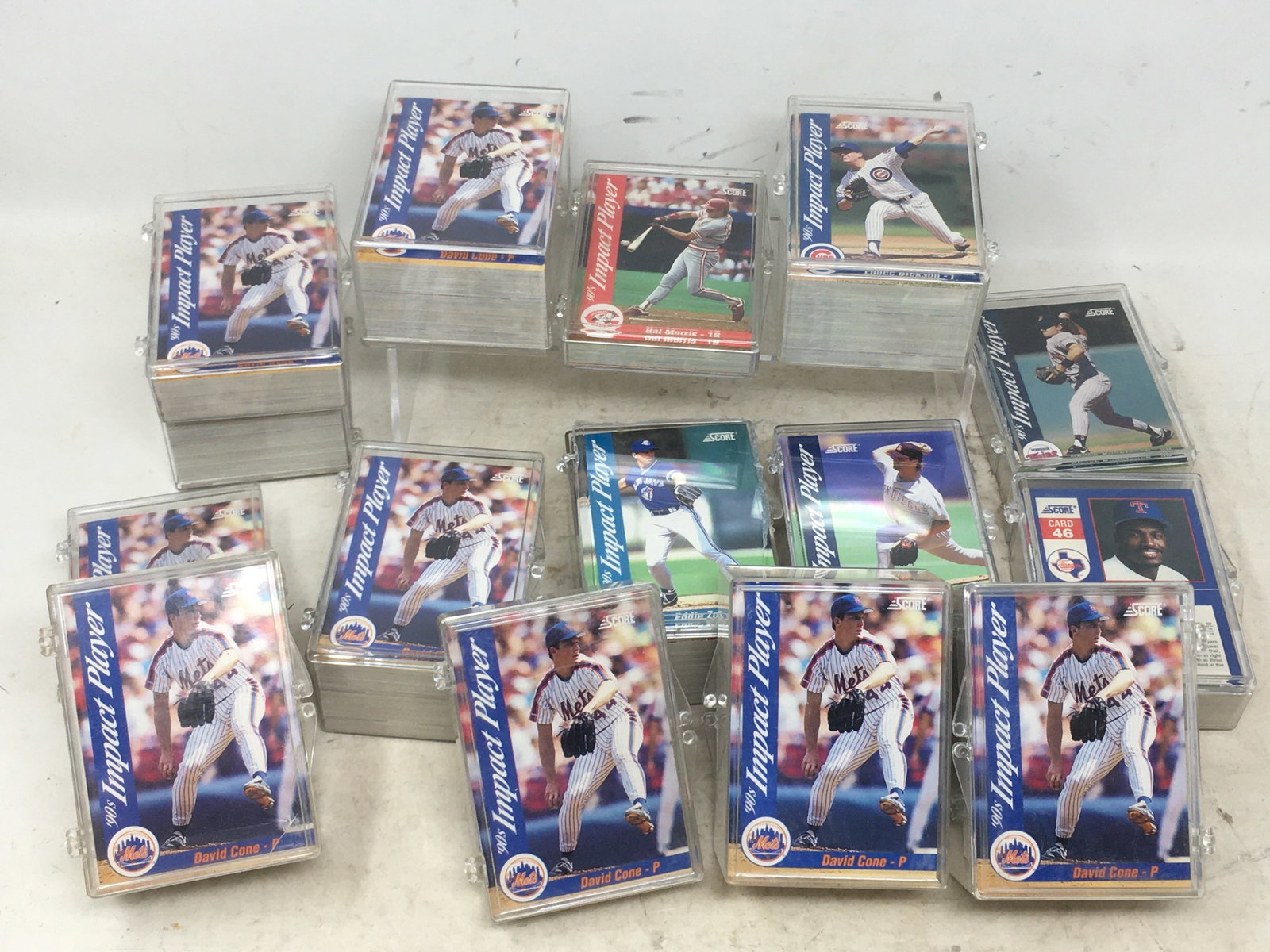 Group of 1992 Score Impact Player Baseball Cards: Group of 1992 Score Impact Player Baseball Cards
