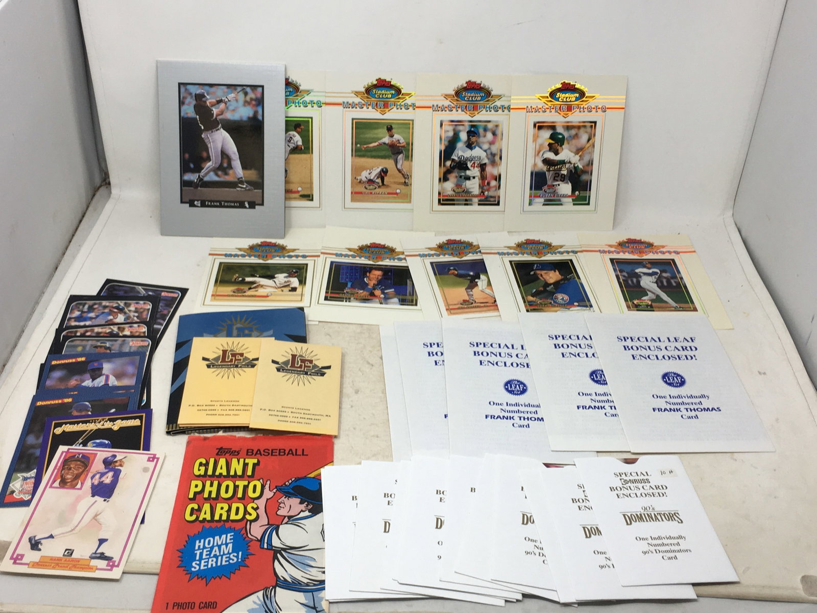 Group of MLB Large Cards, Foils (1 of 6)