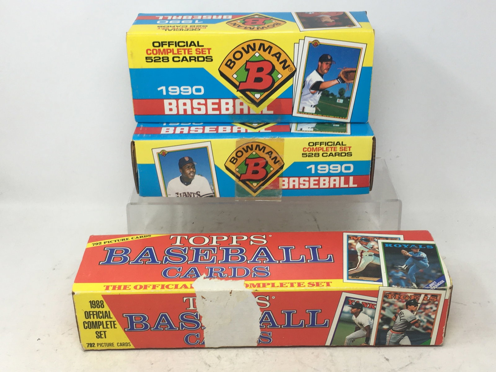 1988 Topps, 1990 Bowman Complete Sets Baseball Cards (1 of 1)