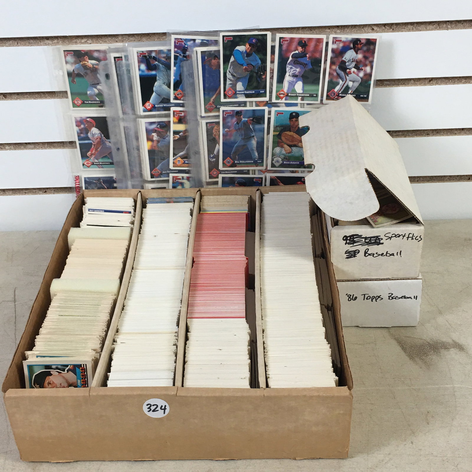 Group of 1980s & 90s Baseball Cards: Group of 1980s & 90s Baseball Cards. Incl. 1986 Sportflics, 1986 Topps, 1989 Topps, 1993 Donruss