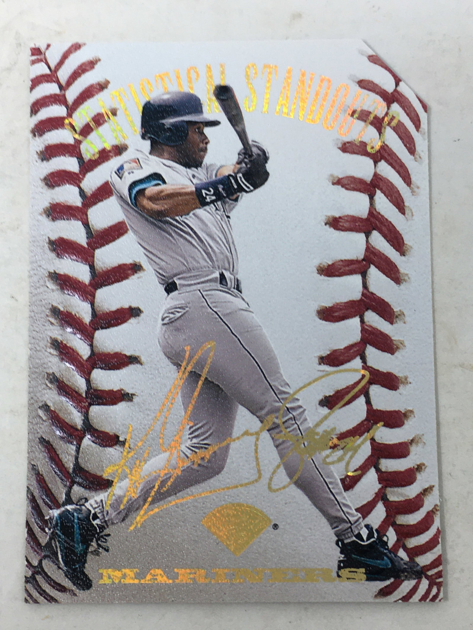 1995 Leaf Statistical Standout Ken Griffey Jr. Insert Promo (1 of 4)