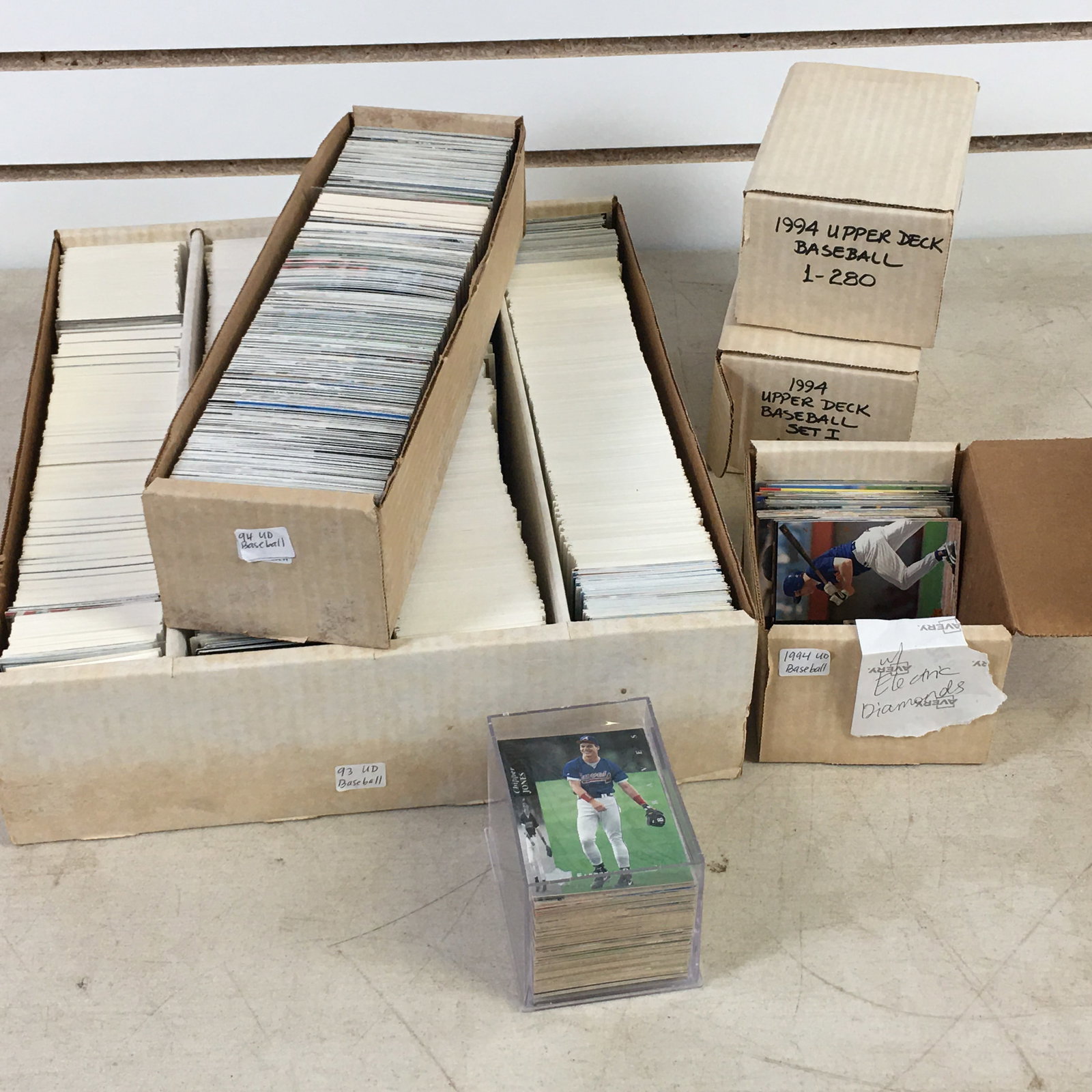 Group of 1993 & 1994 Upper Deck Baseball Cards (1 of 2)