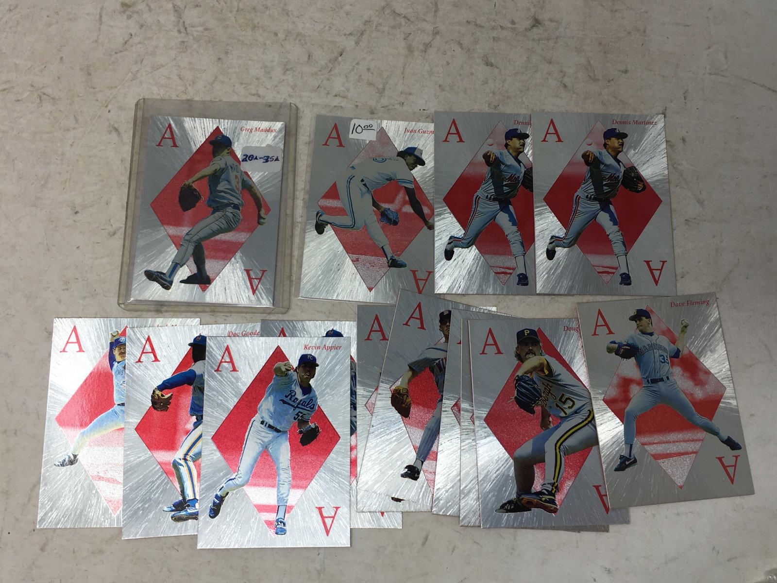 (14) 1992 Score Select Ace Baseball Cards: 1992 Score Select Ace Baseball Cards, Incl. Greg Maddux & Dennis Martinez