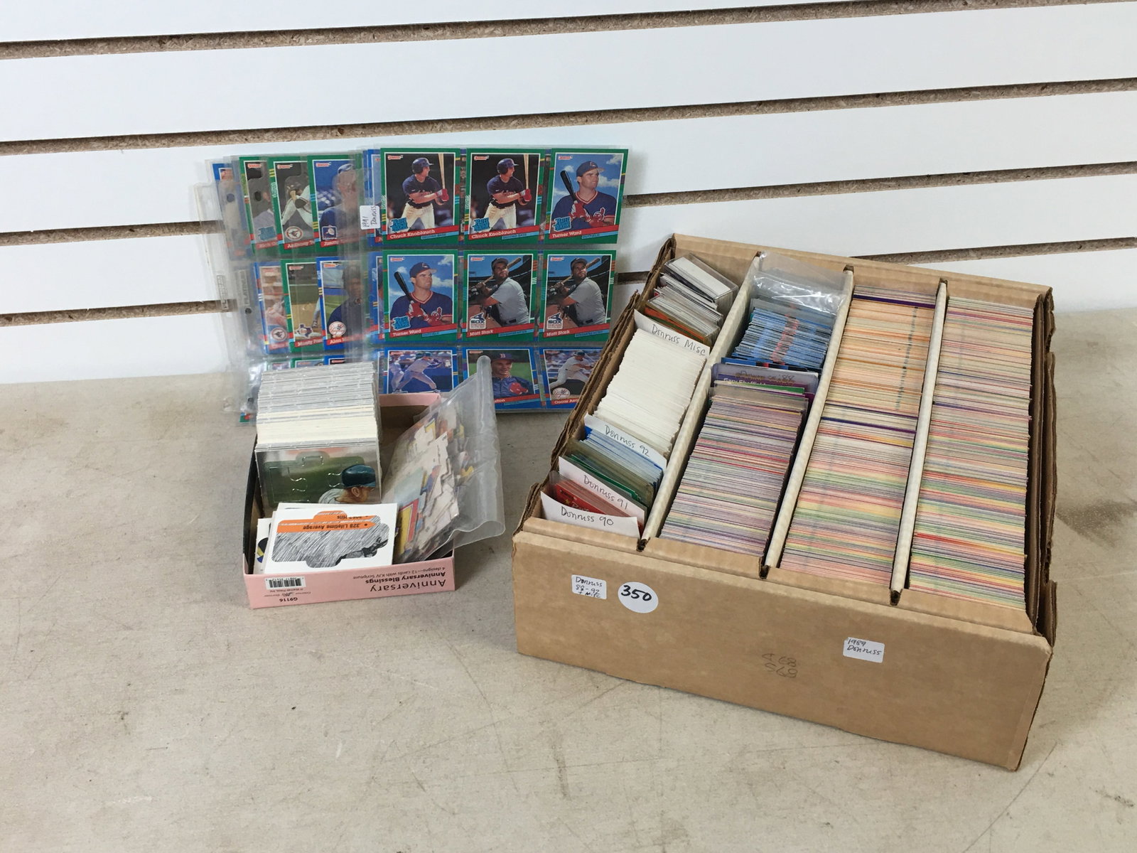 Group of Donruss Baseball Cards, 1988-1992 (1 of 3)