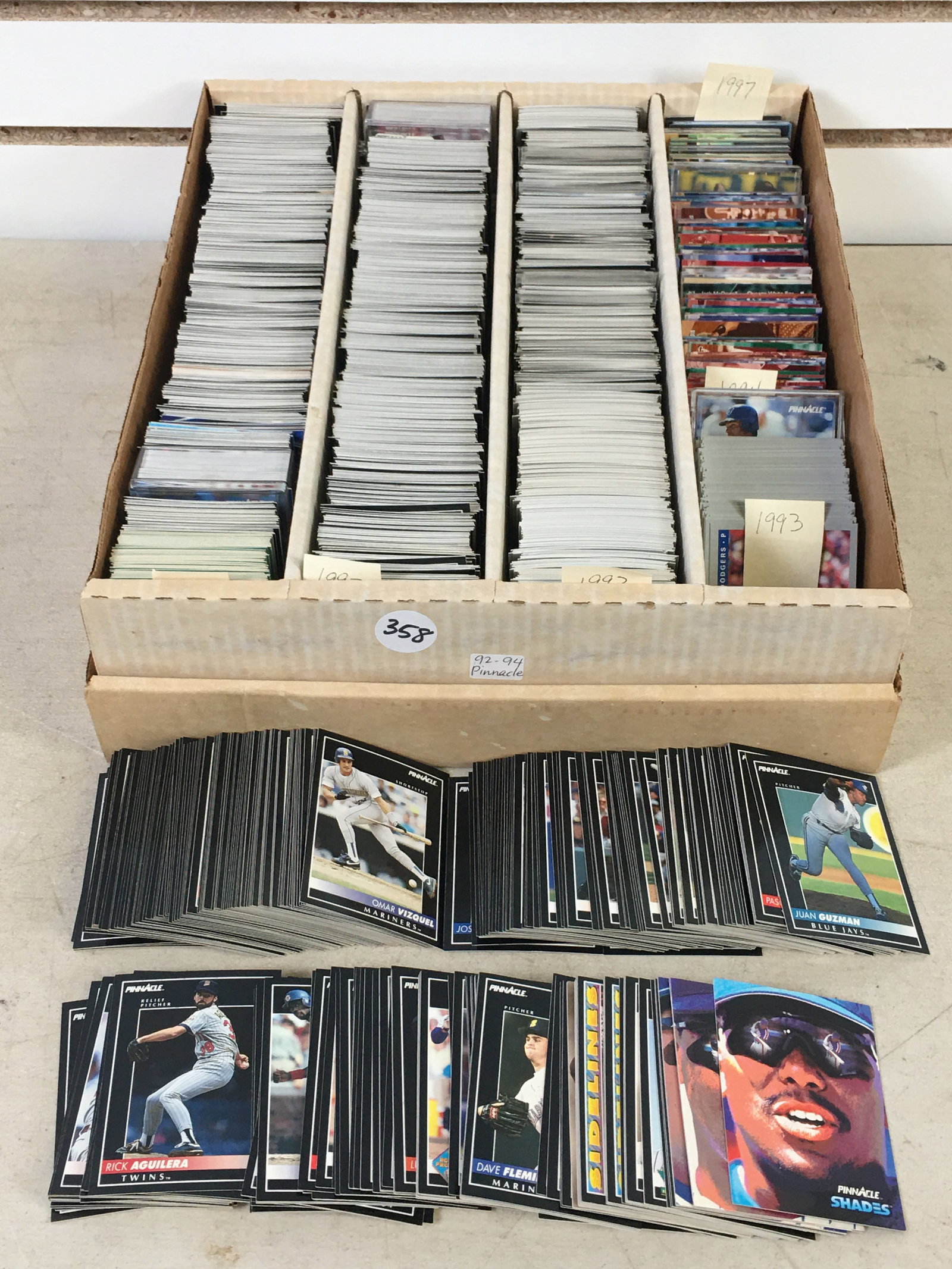 Group of Pinnacle Baseball Cards, 1992-1994 (1 of 4)