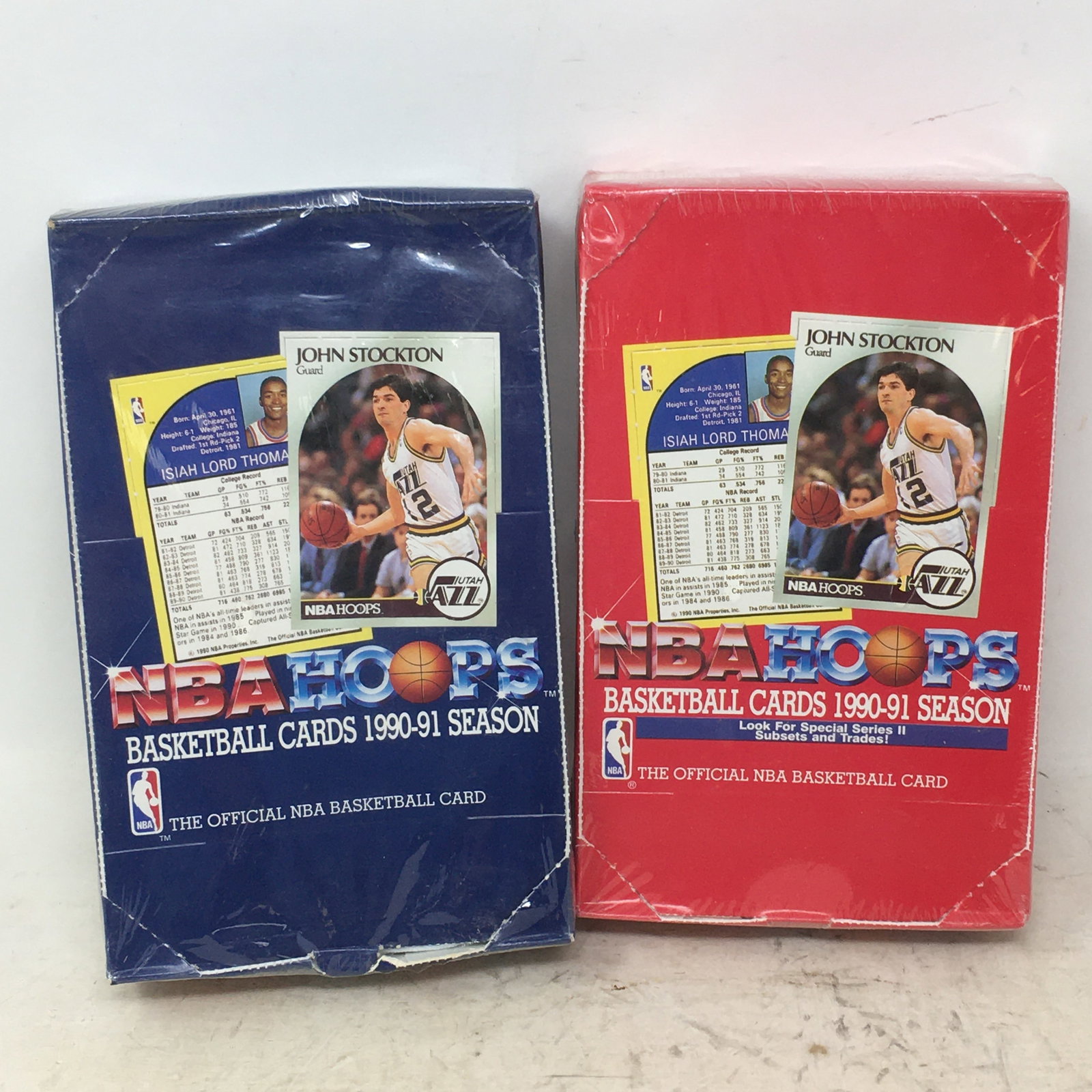 1990-91 NBA Hoops Series 1 & 2, Sealed Boxes (1 of 3)