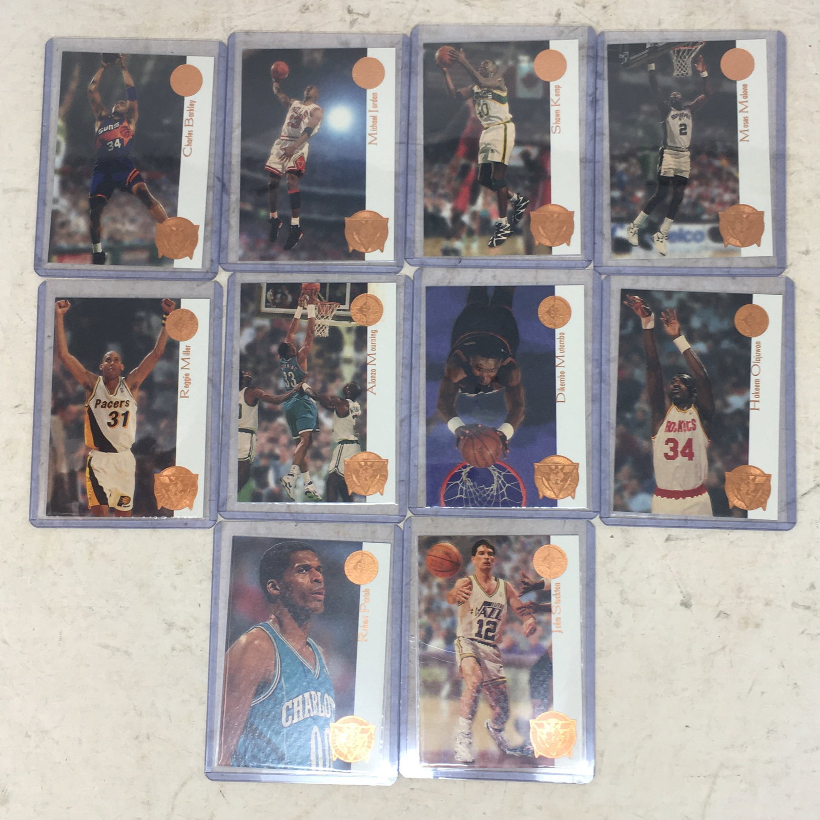 1994-95 Upper Deck SP Championship Playoff Heroes 10-Card Set, Complete w/ P2 Jordan (1 of 3)