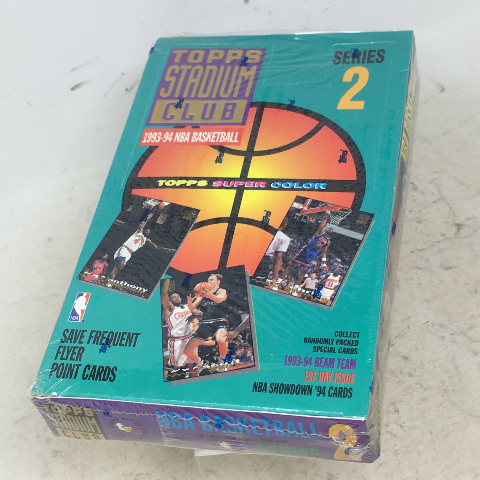 1993-94 Topps Stadium Club Basketball Series 2, Sealed Box: 1993-94 Topps Stadium Club Basketball Series 2, Sealed Box, 24 Packs