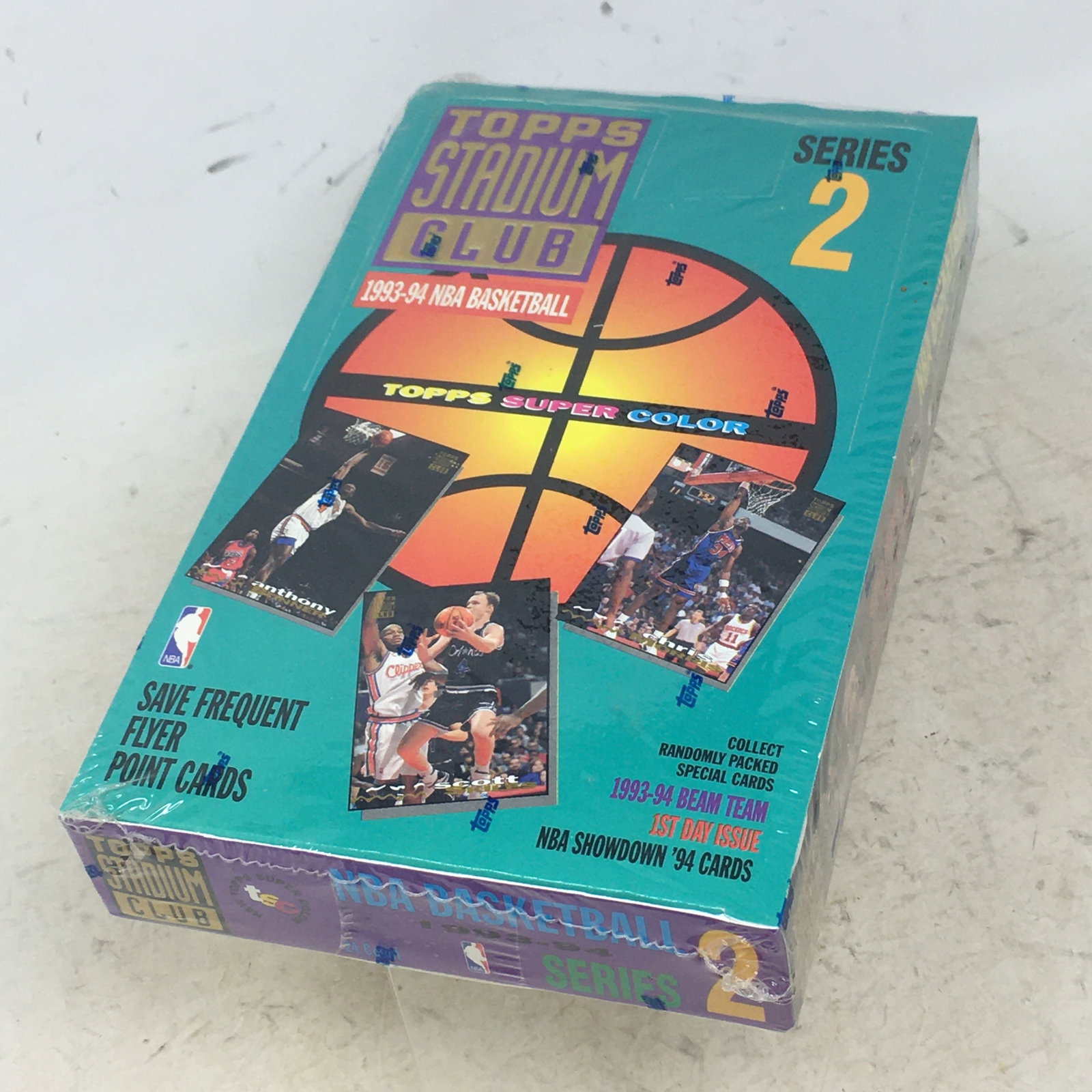 1993-94 Topps Stadium Club Basketball Series 2, Sealed Box (1 of 1)