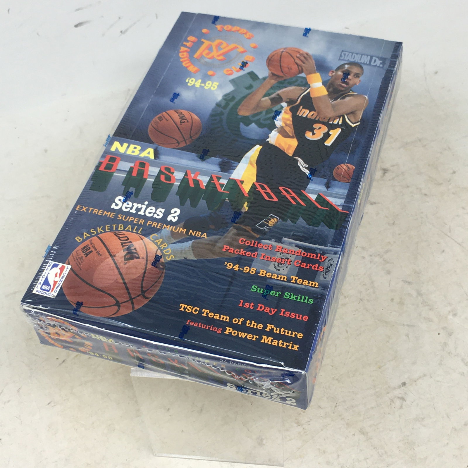 1994-95 Topps Stadium Club Basketball Series 2, Sealed Box: 1994-95 Topps Stadium Club Basketball Series 2, Sealed Box, 24 Packs