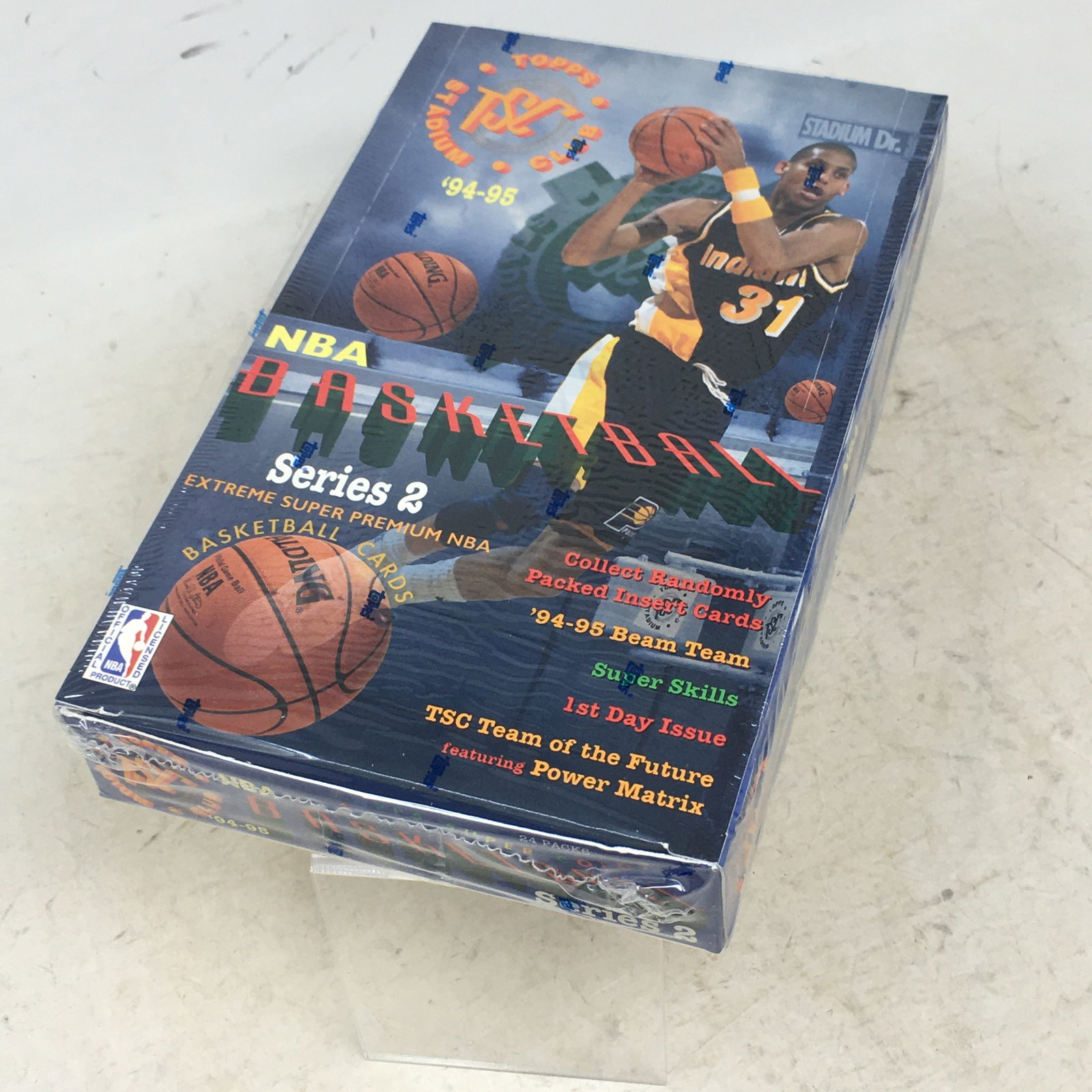 1994-95 Topps Stadium Club Basketball Series 2, Sealed Box: 1994-95 Topps Stadium Club Basketball Series 2, Sealed Box, 24 Packs