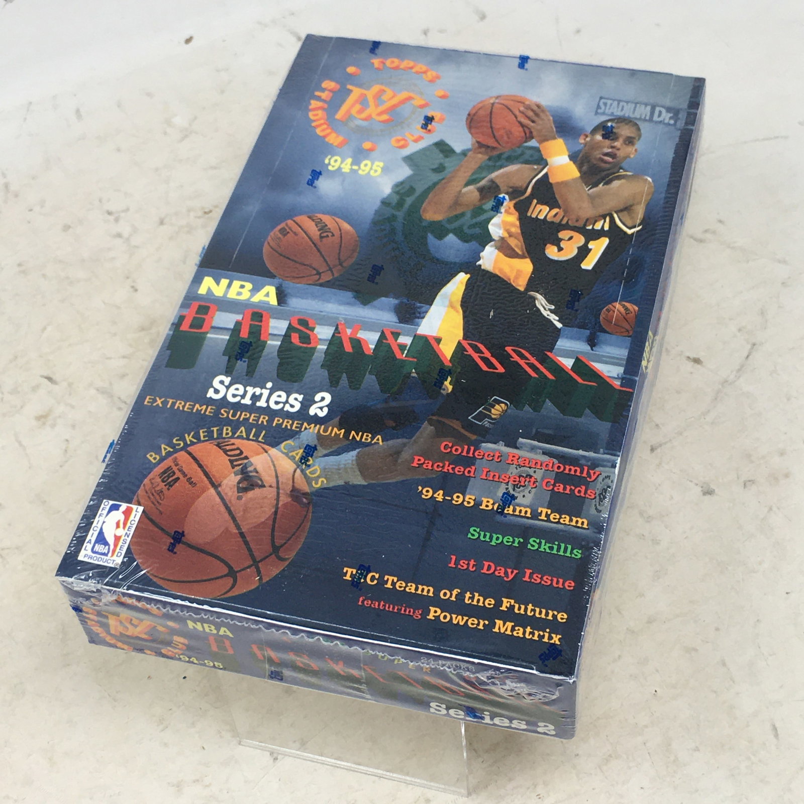 1994-95 Topps Stadium Club Basketball Series 2, Sealed Box (1 of 1)