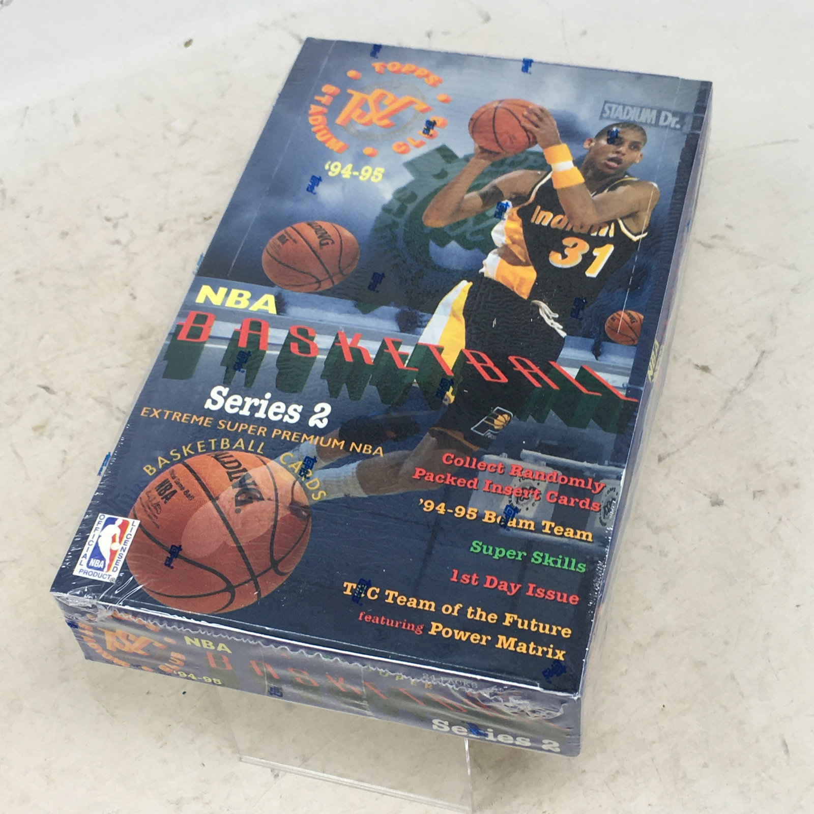 1994-95 Topps Stadium Club Basketball Series 2, Sealed Box: 1994-95 Topps Stadium Club Basketball Series 2, Sealed Box, 24 Packs