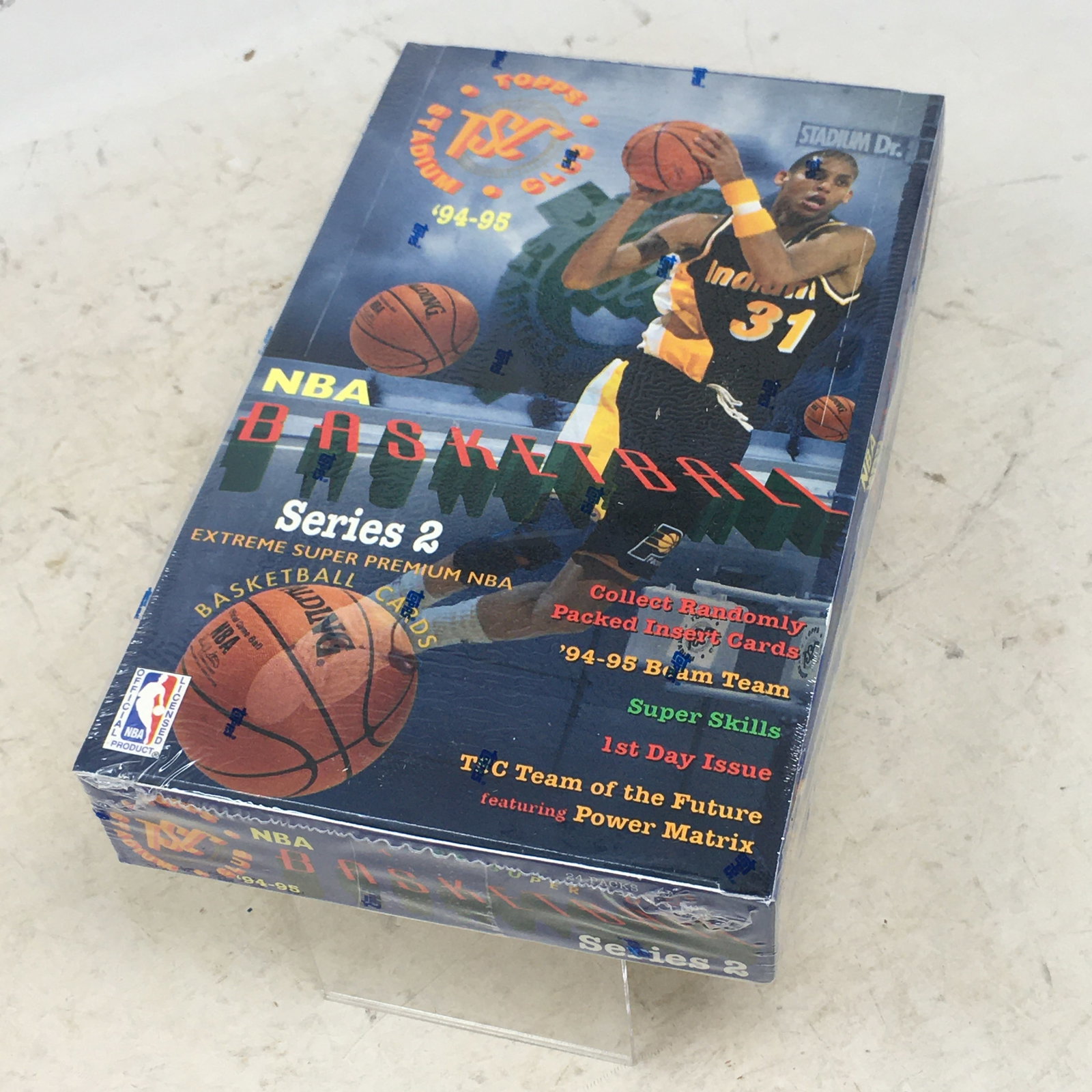 1994-95 Topps Stadium Club Basketball Series 2, Sealed Box (1 of 1)