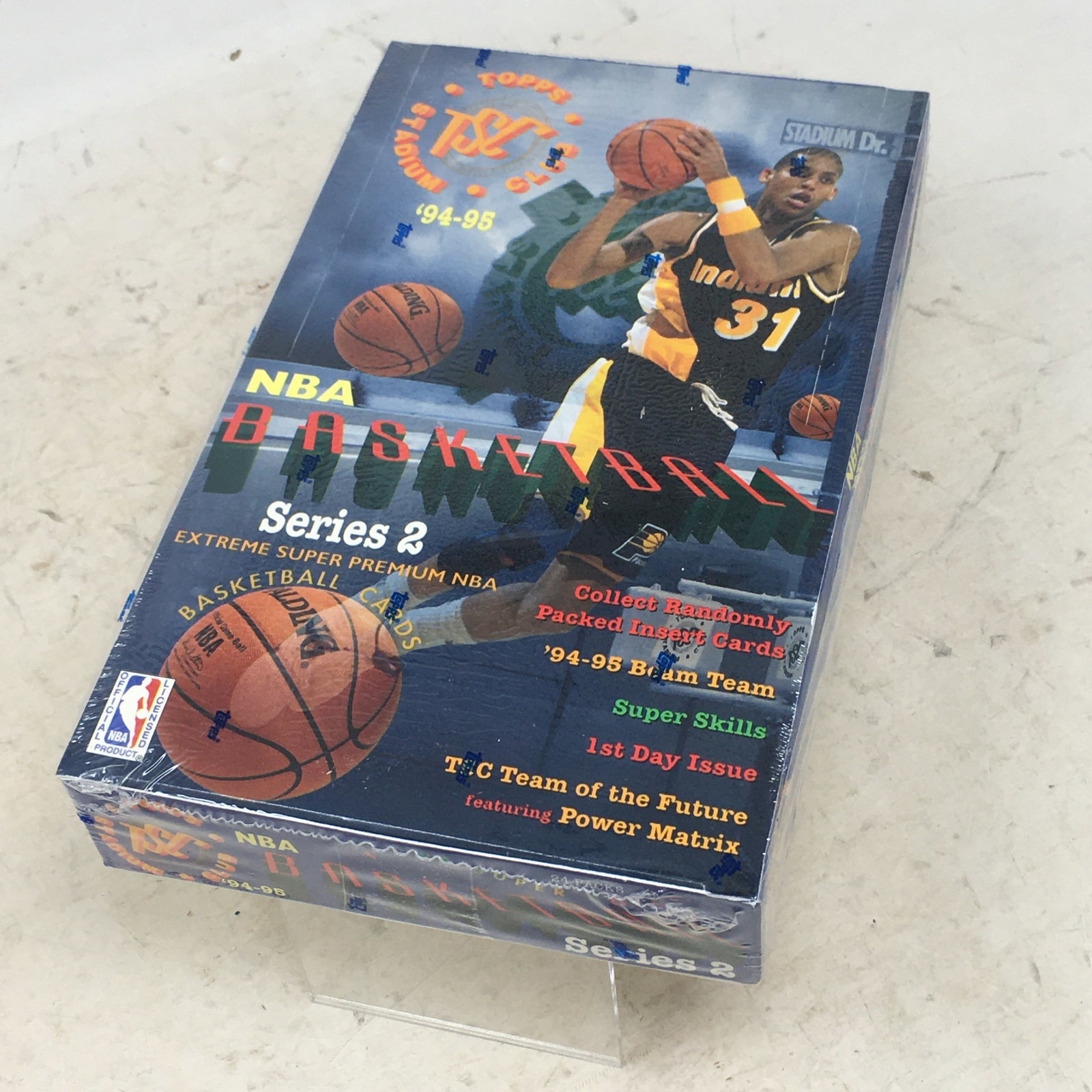 1994-95 Topps Stadium Club Basketball Series 2, Sealed Box (1 of 1)